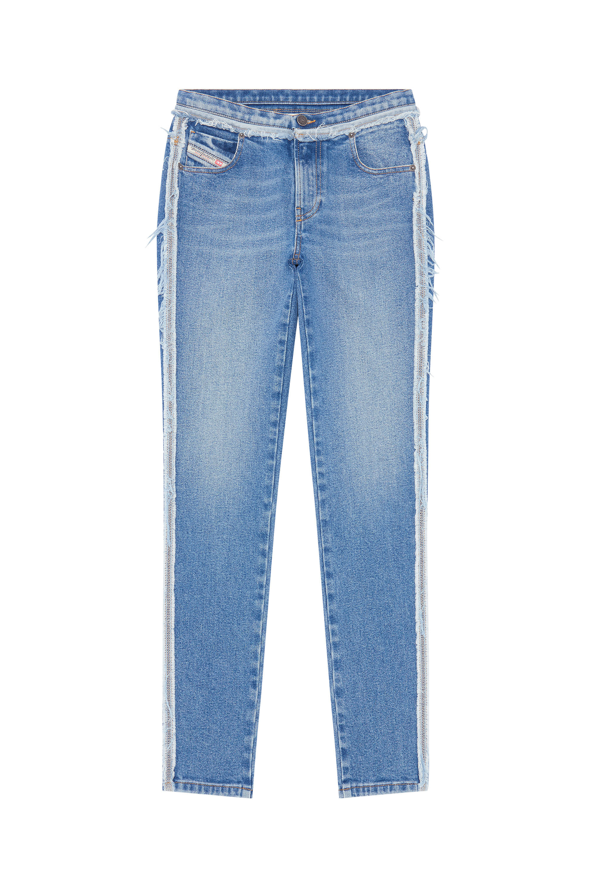 Side tape jeans for girls hotsell