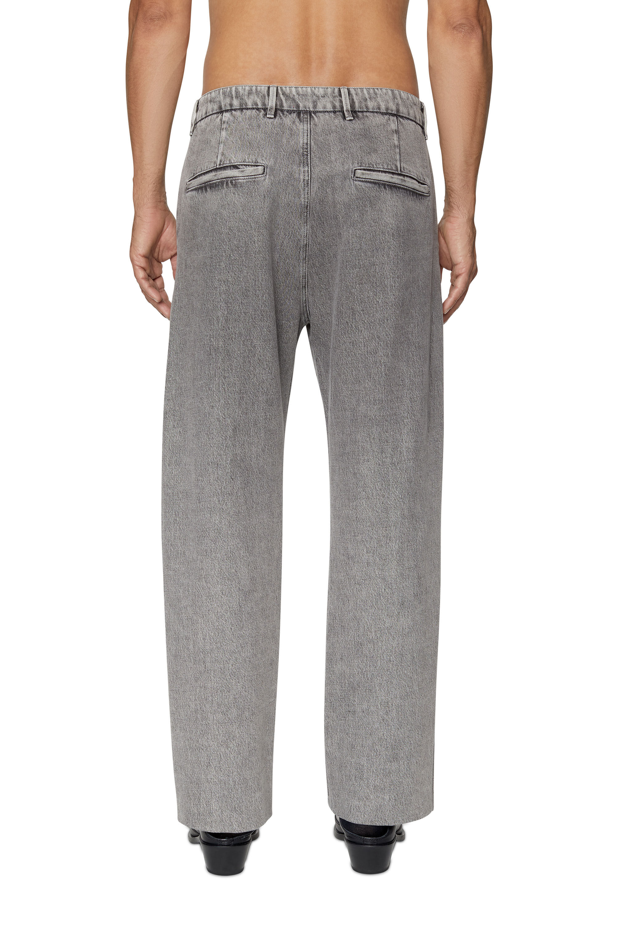 Diesel - Straight Jeans D-Chino-Work 0IEAA, Light Grey - Image 4