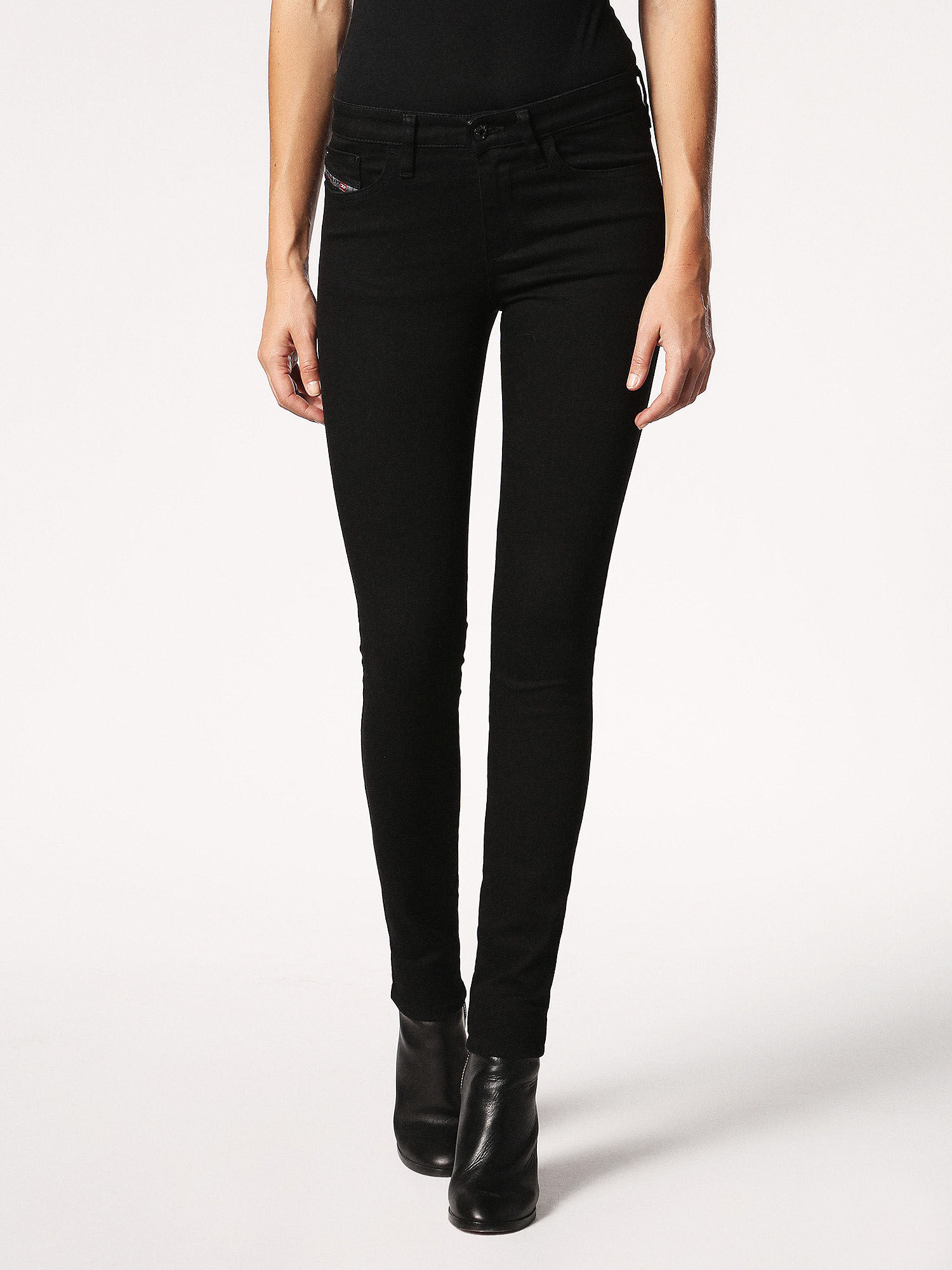 Diesel skinzee high waist sales skinny jeans