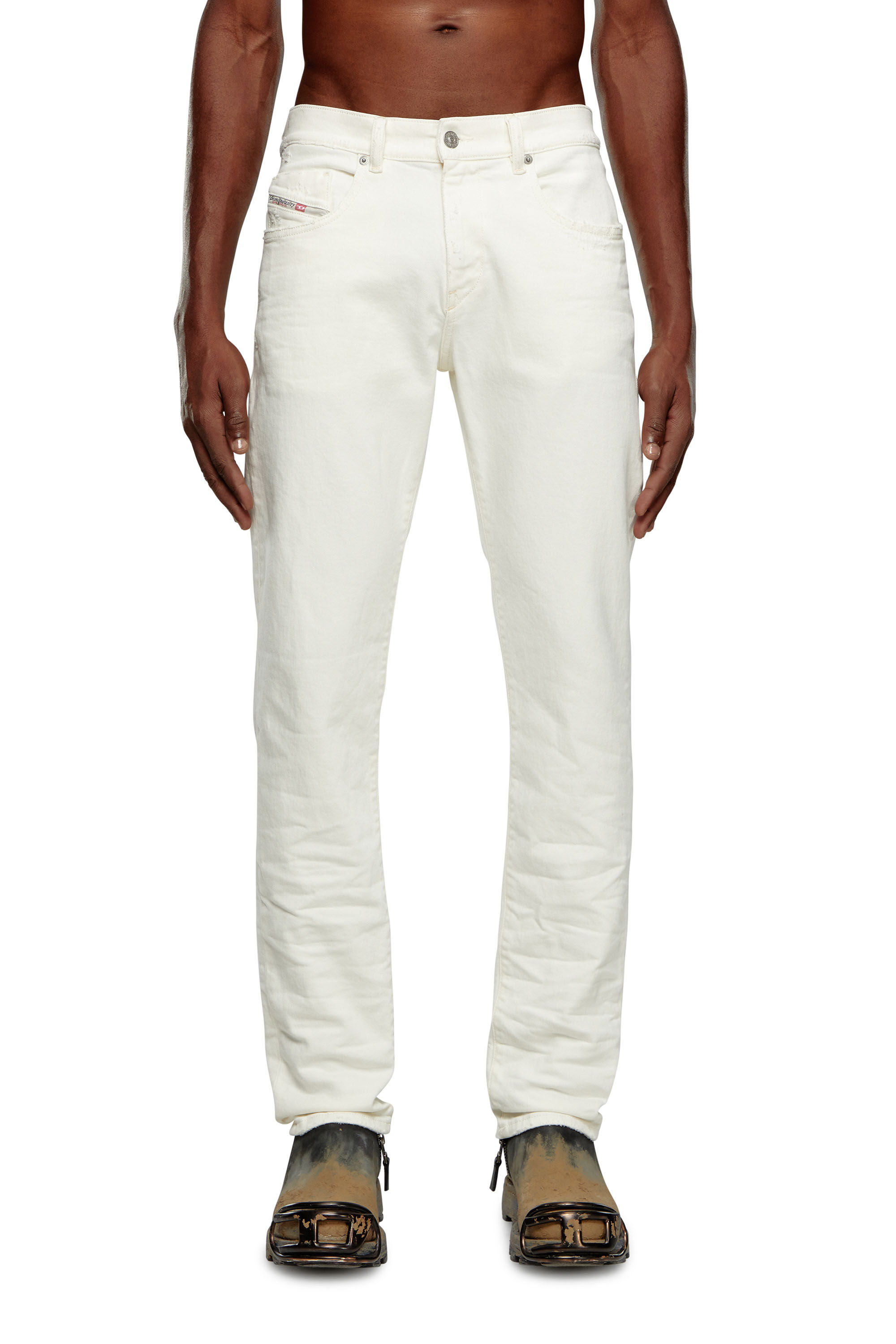 素晴らしい価格 Slim Men's Jeans D-Strukt 2019 Diesel | White | パンツ