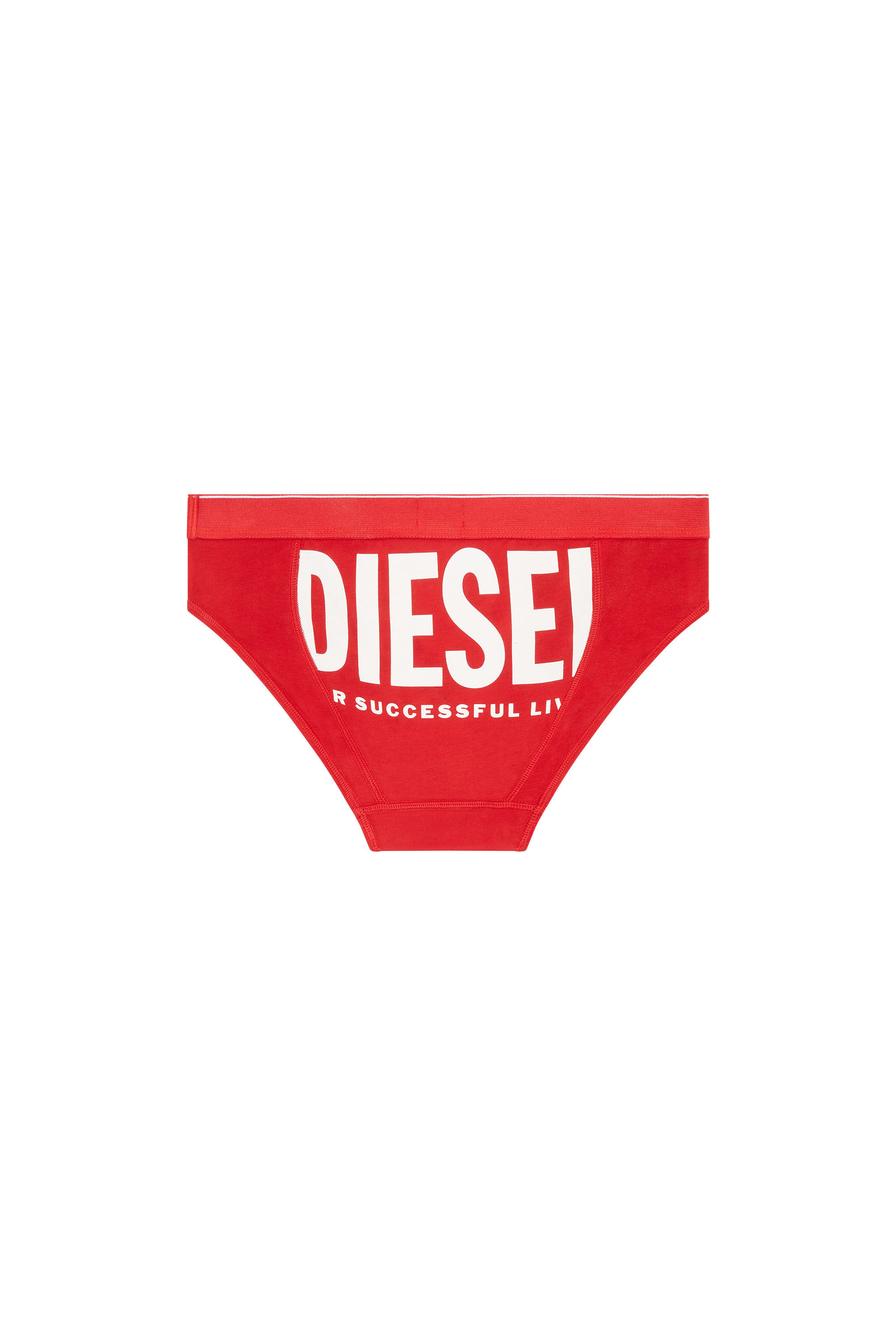 Diesel - UMBR-ANDRE-H, Male's Briefs with maxi back print in Red - 2
