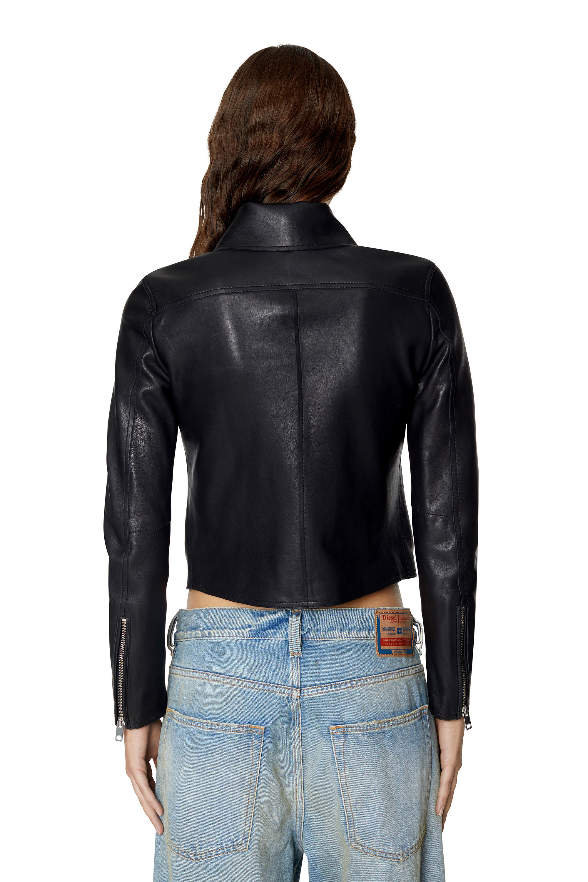 Diesel superior leather jacket outlet