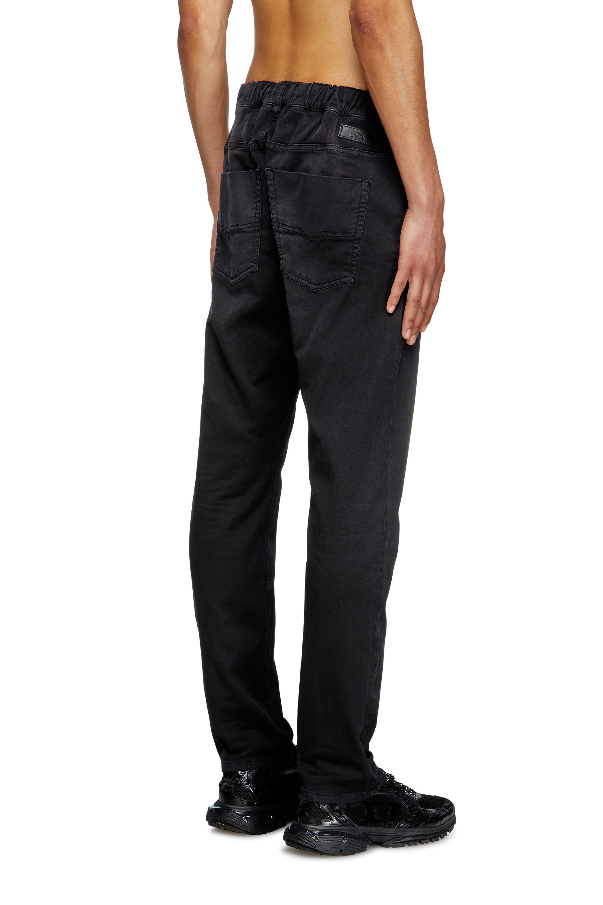 Diesel - Regular 2030 D-Krooley Joggjeans® 0670M Homme, Noir/Gris foncé - Image 4