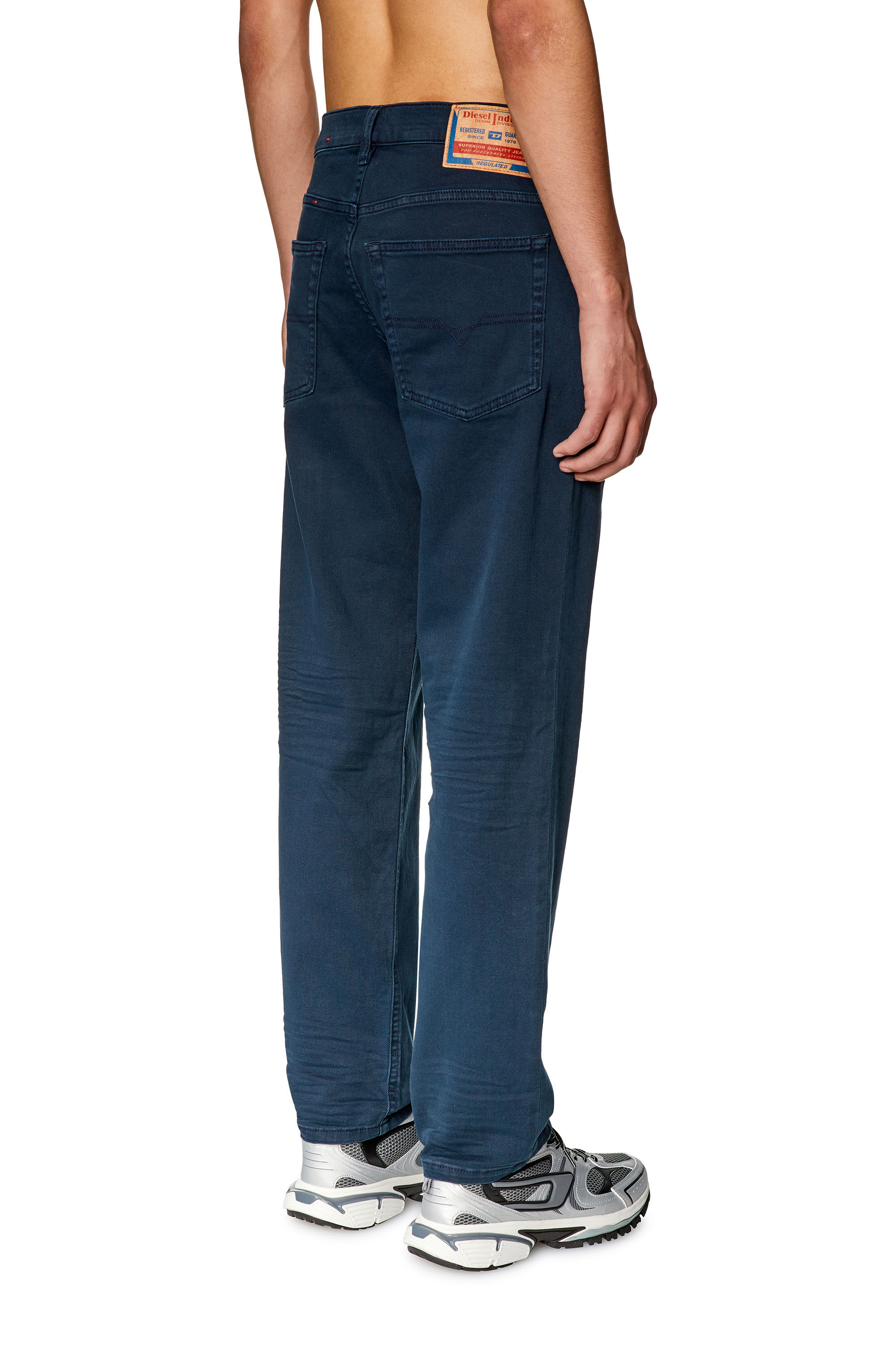 Straight leg tapered jeans top