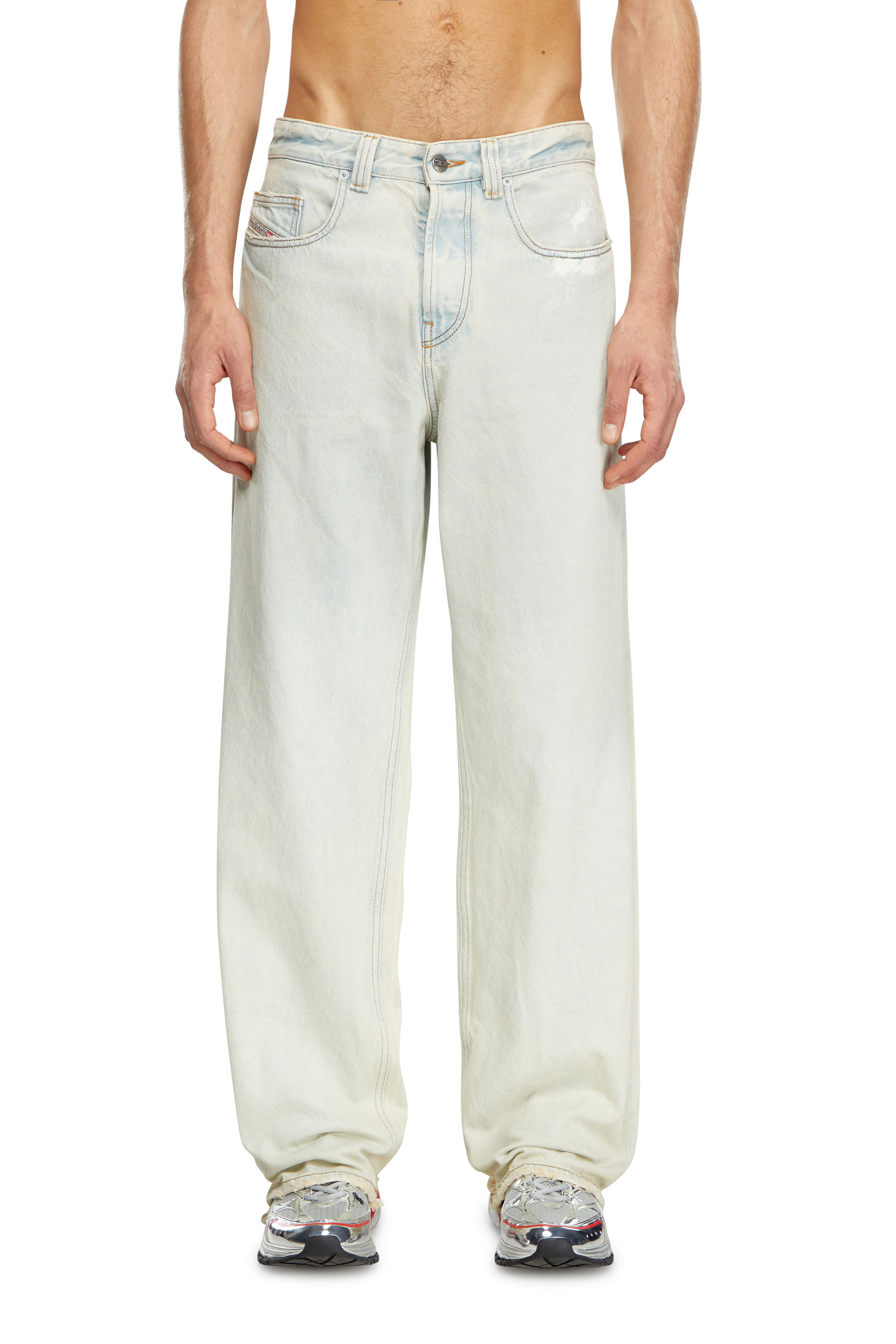 Diesel - Male's Relaxed Jeans 2001 D-Macro 09J81, Light Blue - 3