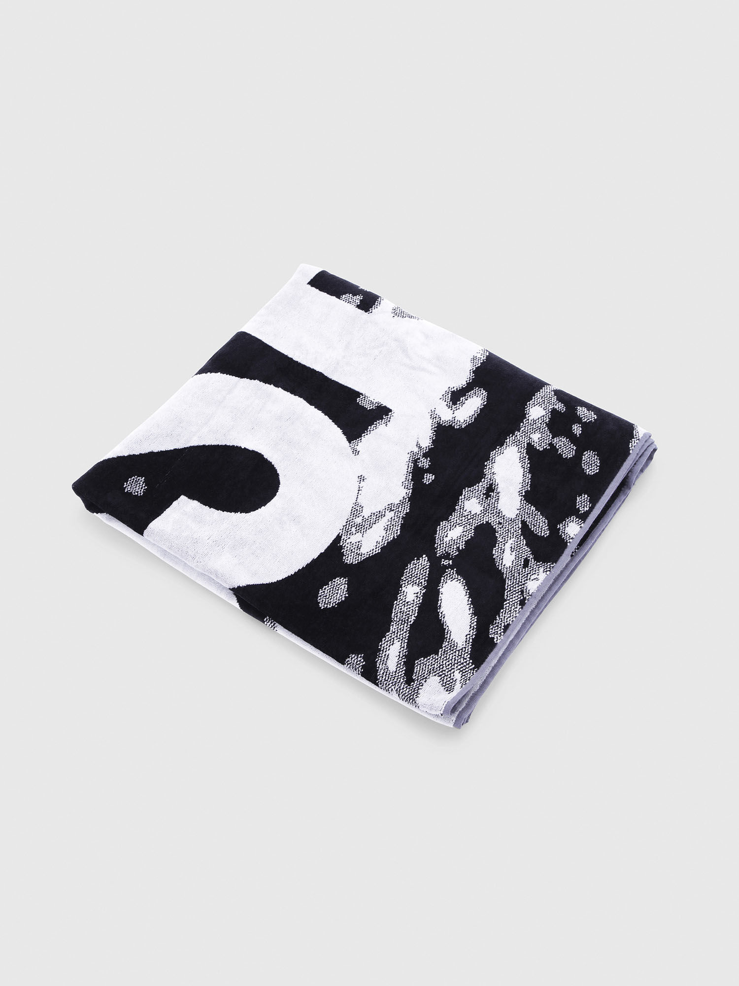 Diesel - 80536 FLORA SHADOW, Serviette de gymnastique en coton avec logo Mixte in Noir - 3