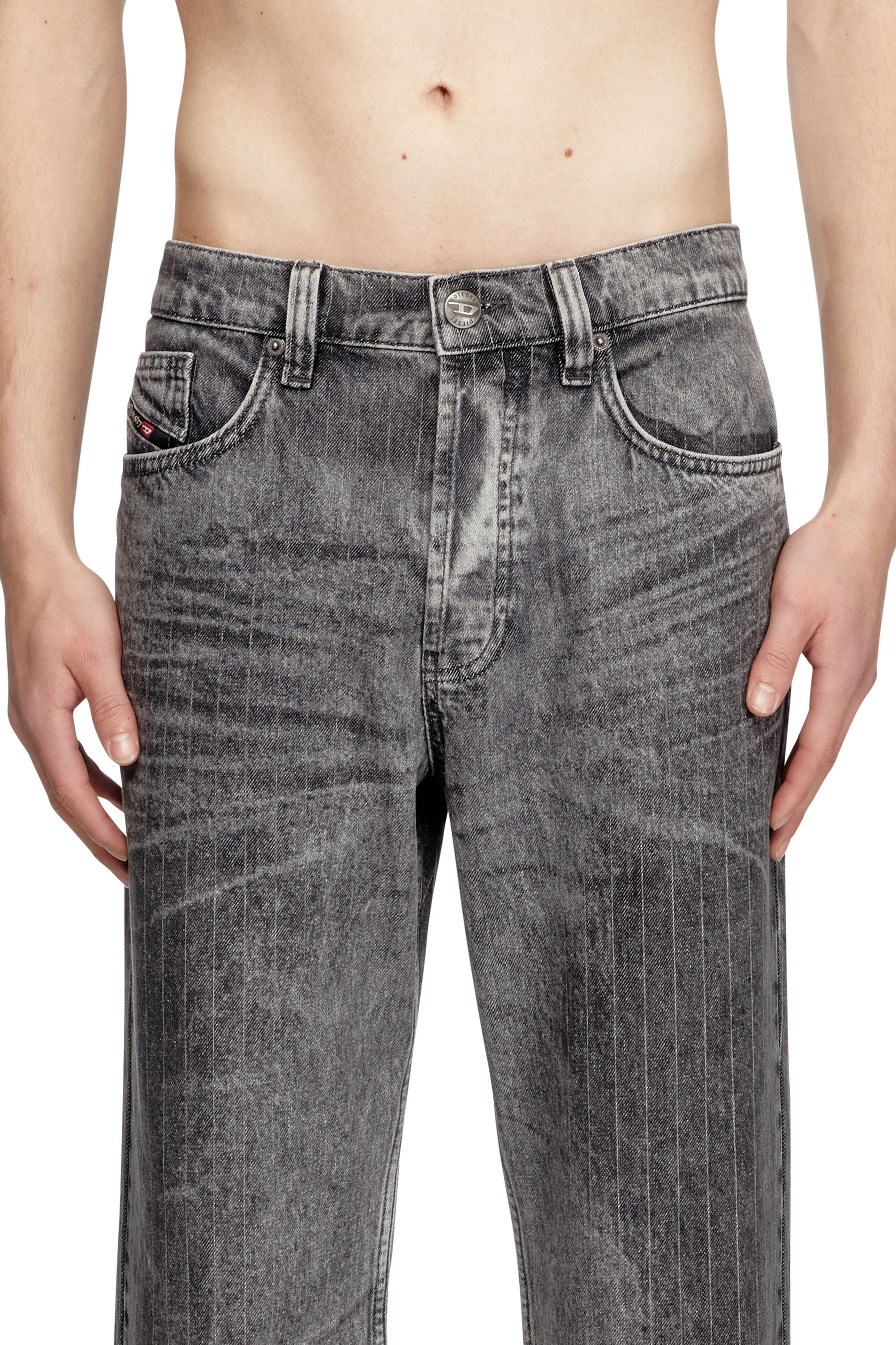 Diesel - Male's Regular Jeans 2024 D-Macs 0ABCU, Light Grey - 5