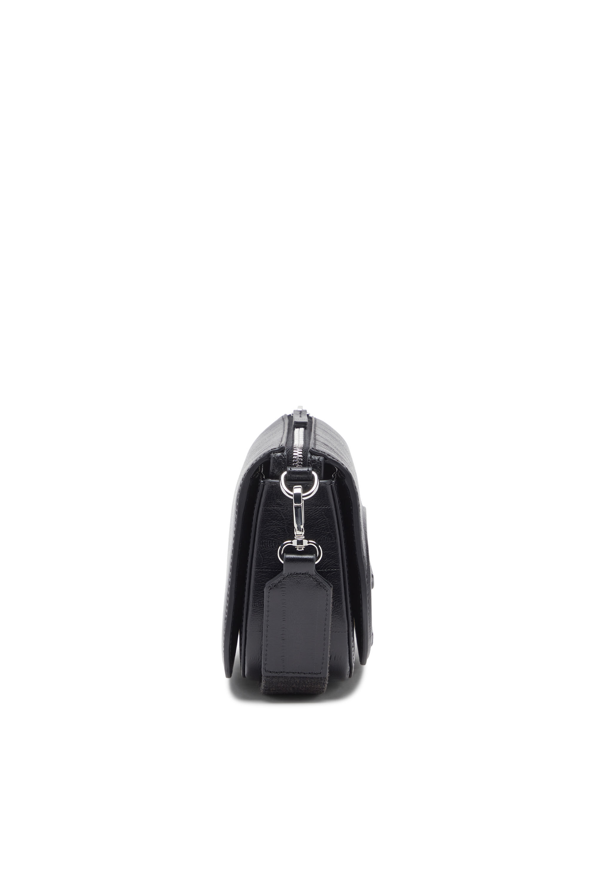 Diesel - 1DR CAMERA BAG, 1DR-Sac caméra en cuir effet anguille Mixte in Noir - 3