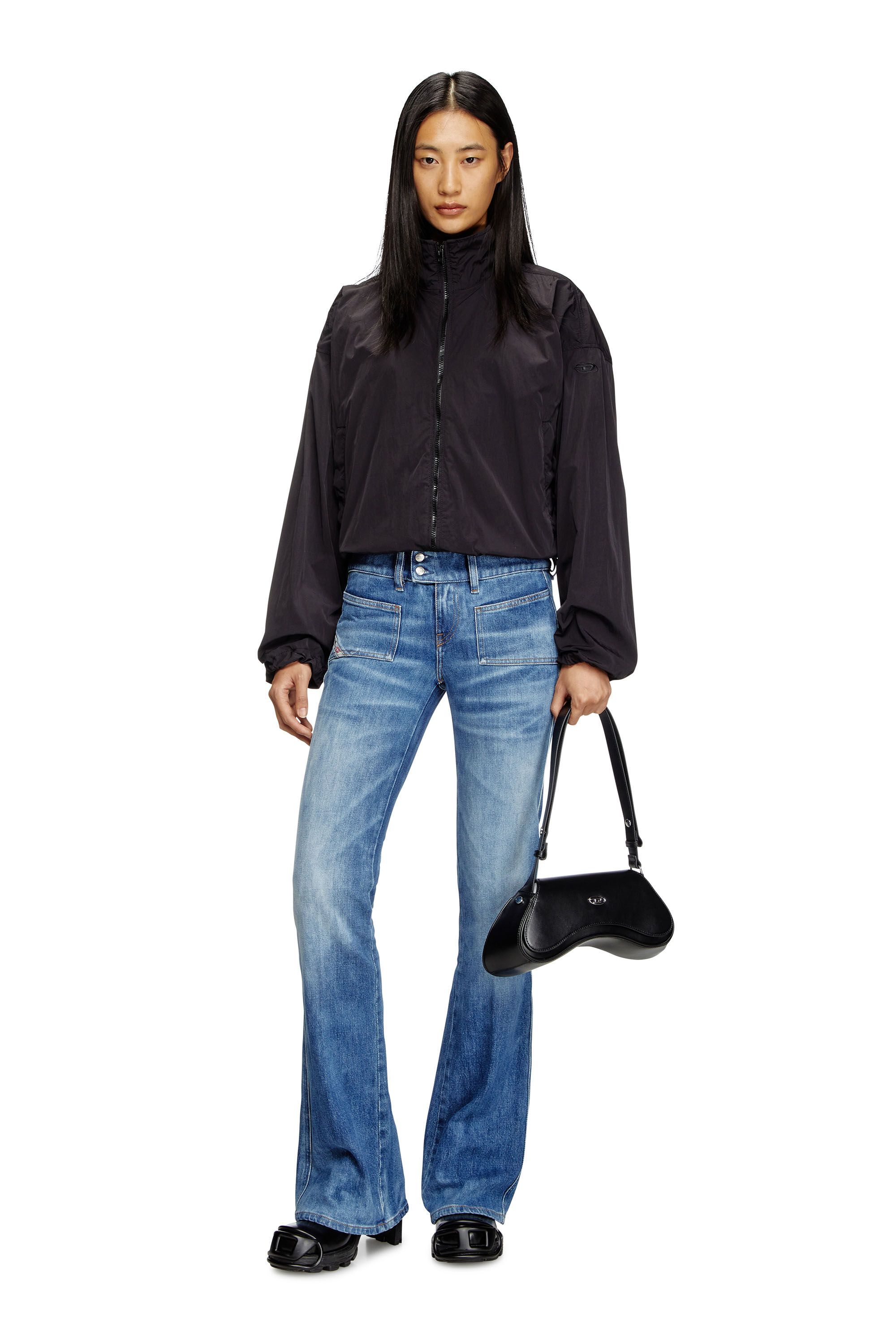Diesel - Female's Bootcut Jeans D-Hush 09L19, Medium Blue - 1