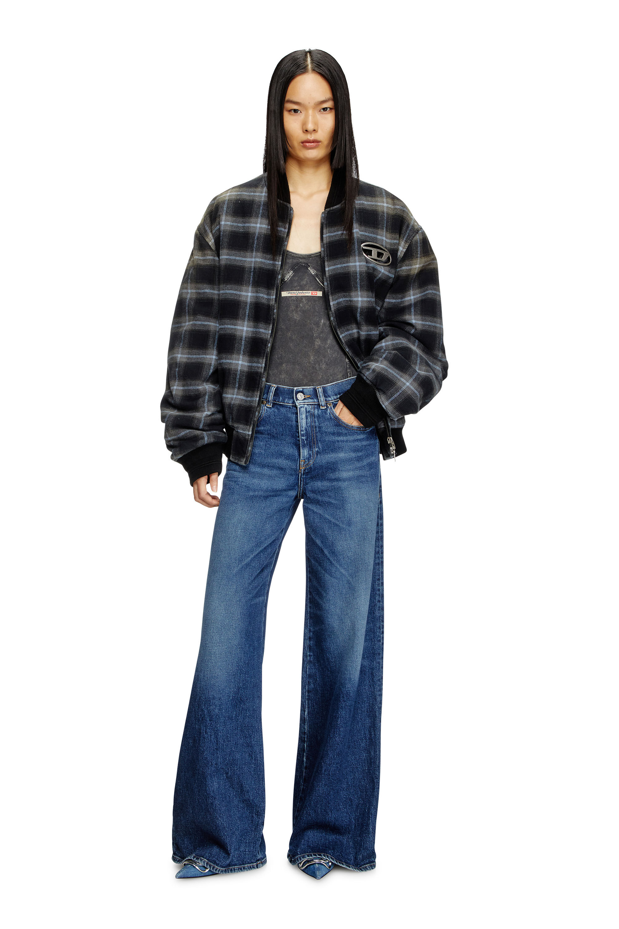 Diesel - Female's Flare Jeans 1978 D-Akemi 09L21, Dark Blue - 1