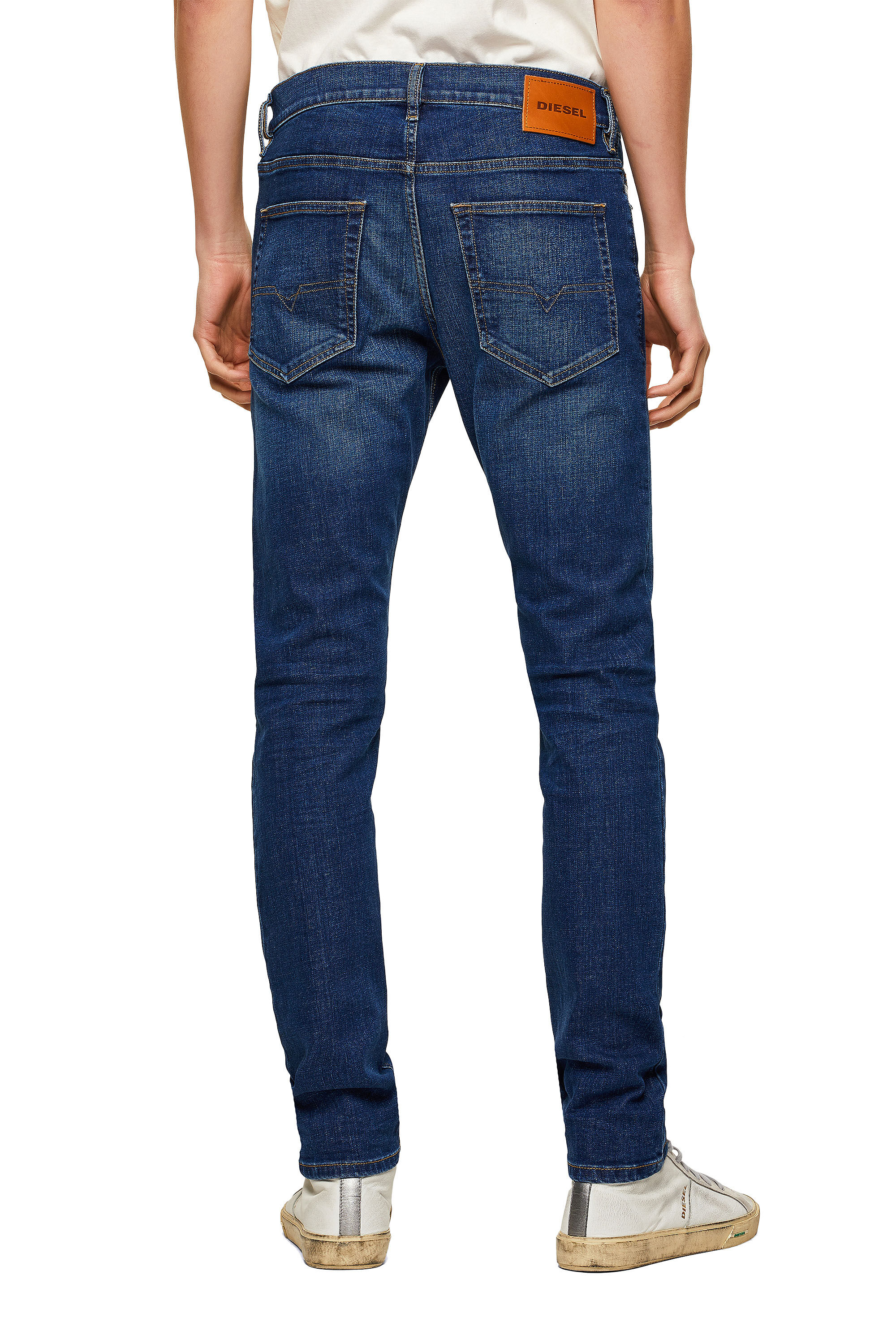 Diesel - D-Luster 009NN Slim Jeans, Dark Blue - Image 4