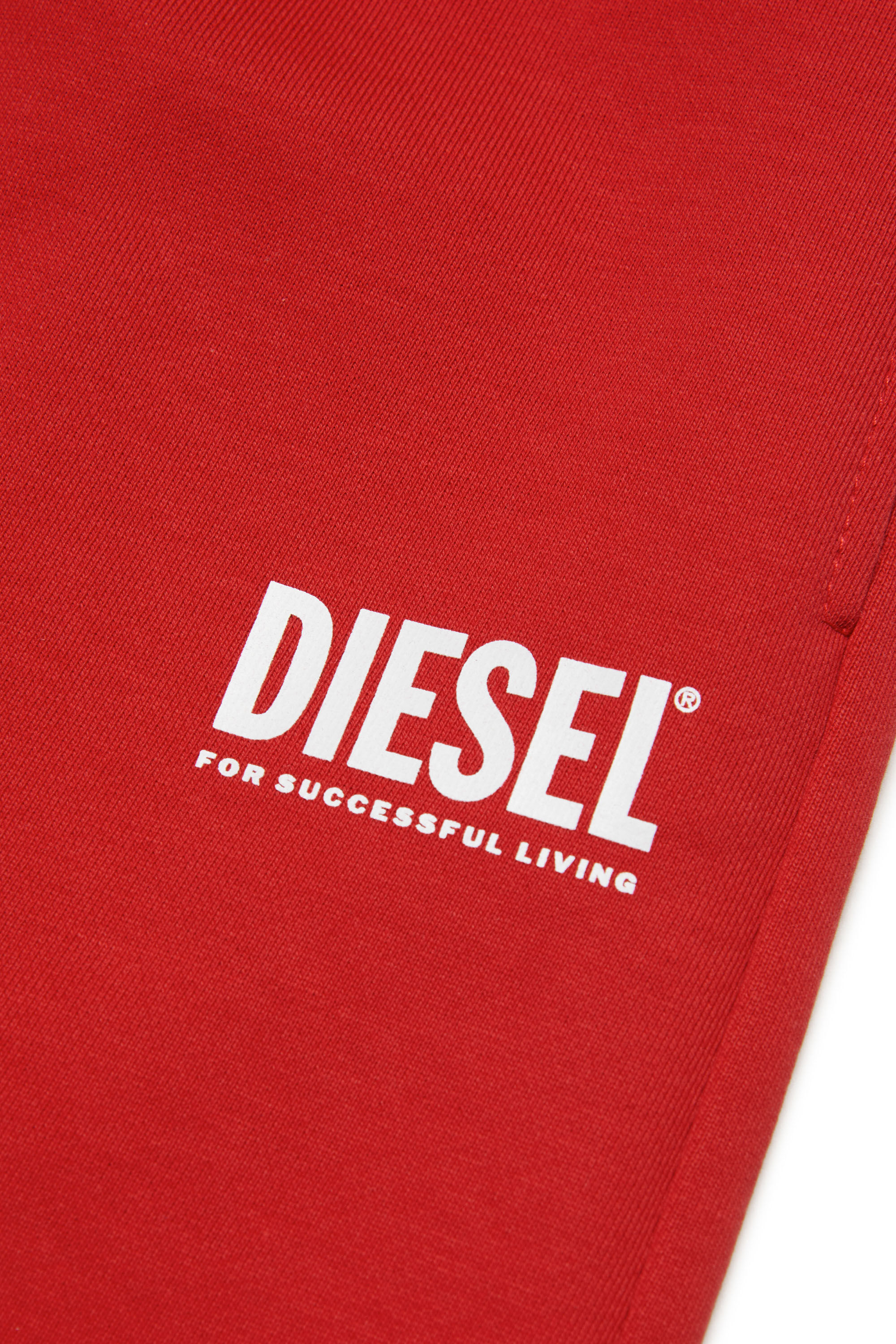 Diesel - LPENSIU DI, Pantalon de survêtement avec logo imprimé Mixte in Rouge - 3
