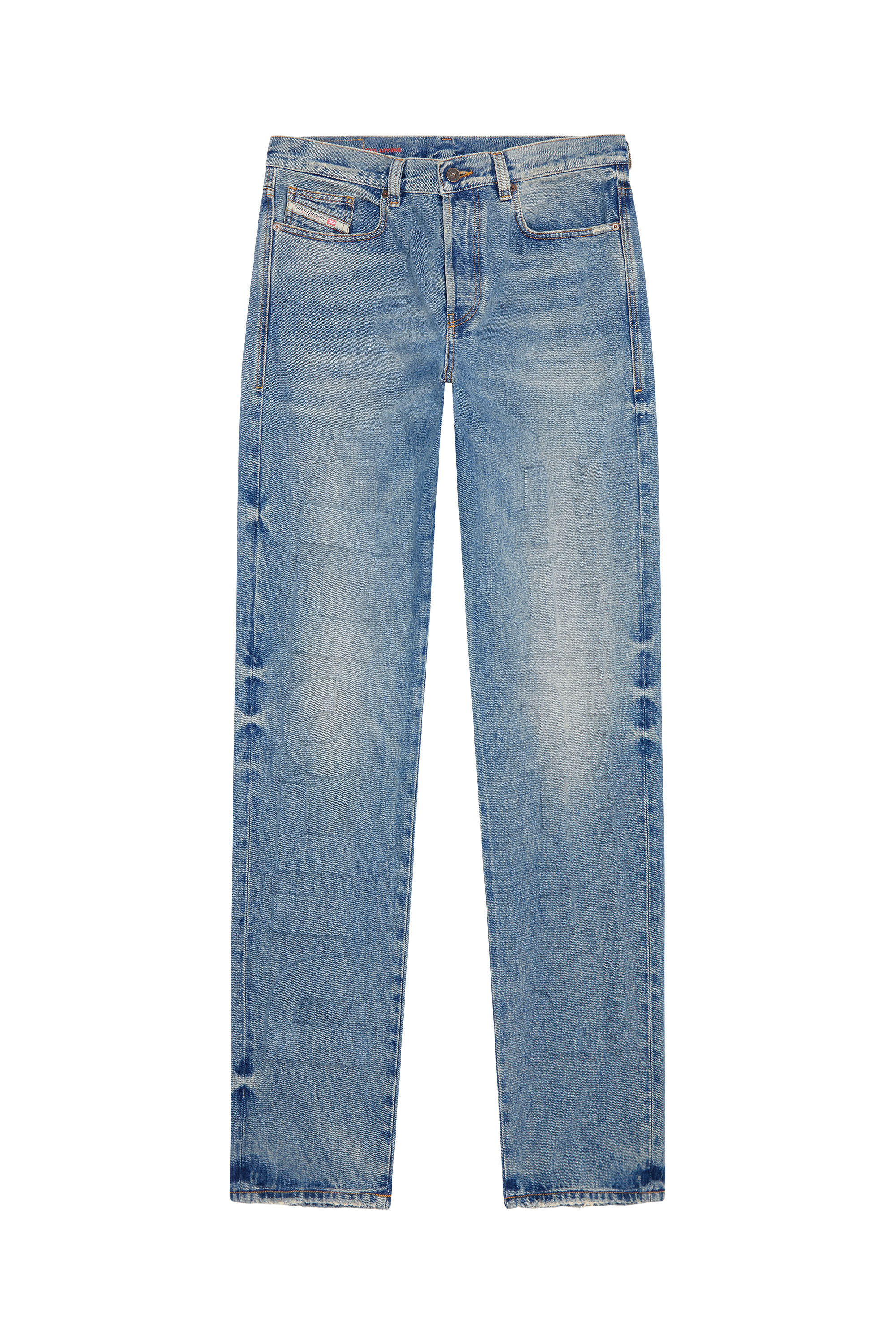 Diesel - Straight Jeans 2010 D-Macs 007I3, Bleu Foncé - Image 2