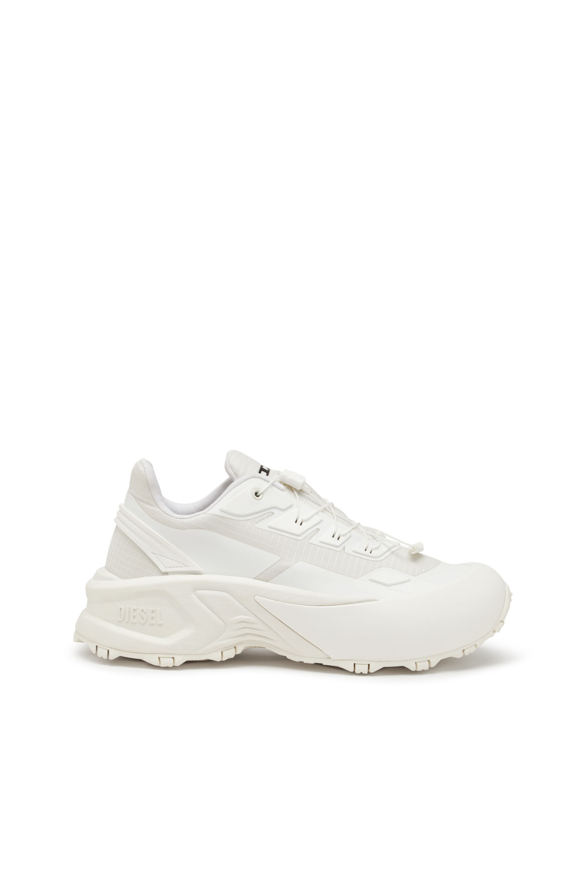 Diesel - D-CAGE RUNNER, Male's D-Cage Runner-Sneakers in TPU-trimmed ripstop in White - 1