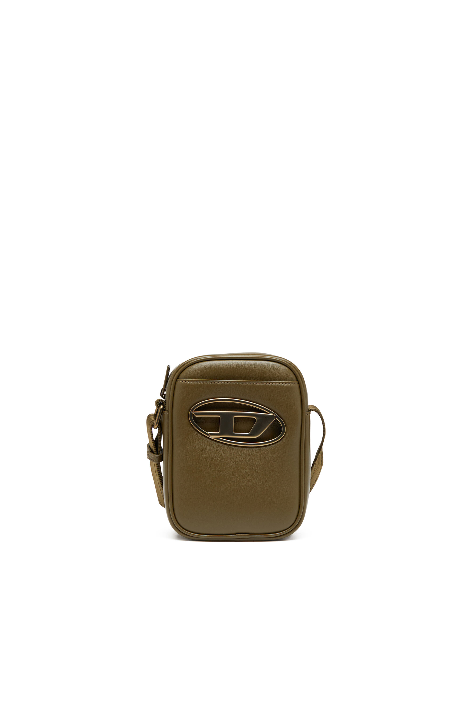 Diesel - HOLI-D CROSSBODY, Male's Holi-D-Crossbody bag in PU and neoprene in Military Green - 1