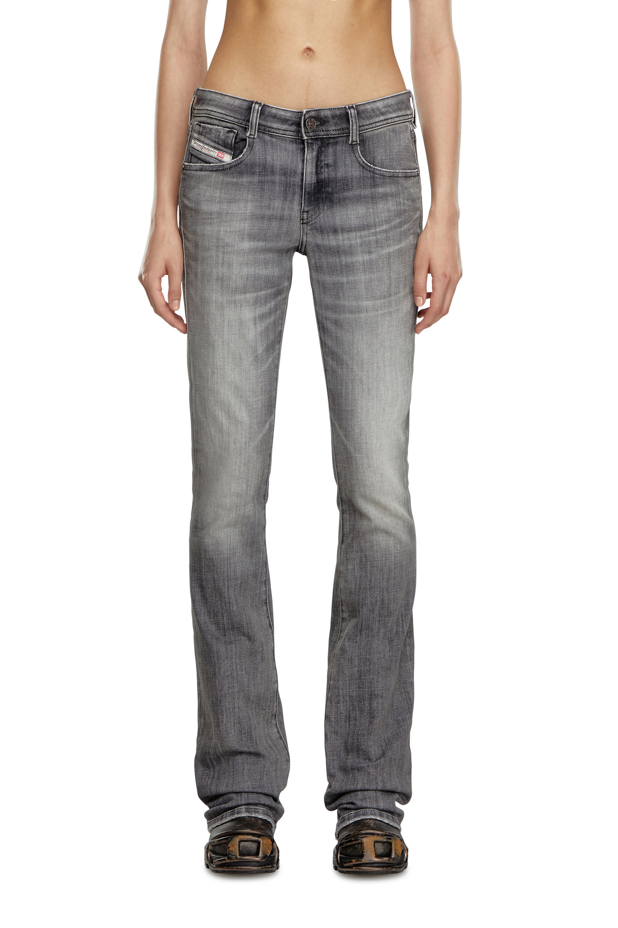 Diesel - Femme Bootcut and Flare Jeans 1969 D-Ebbey 09J29, Gris - Image 3