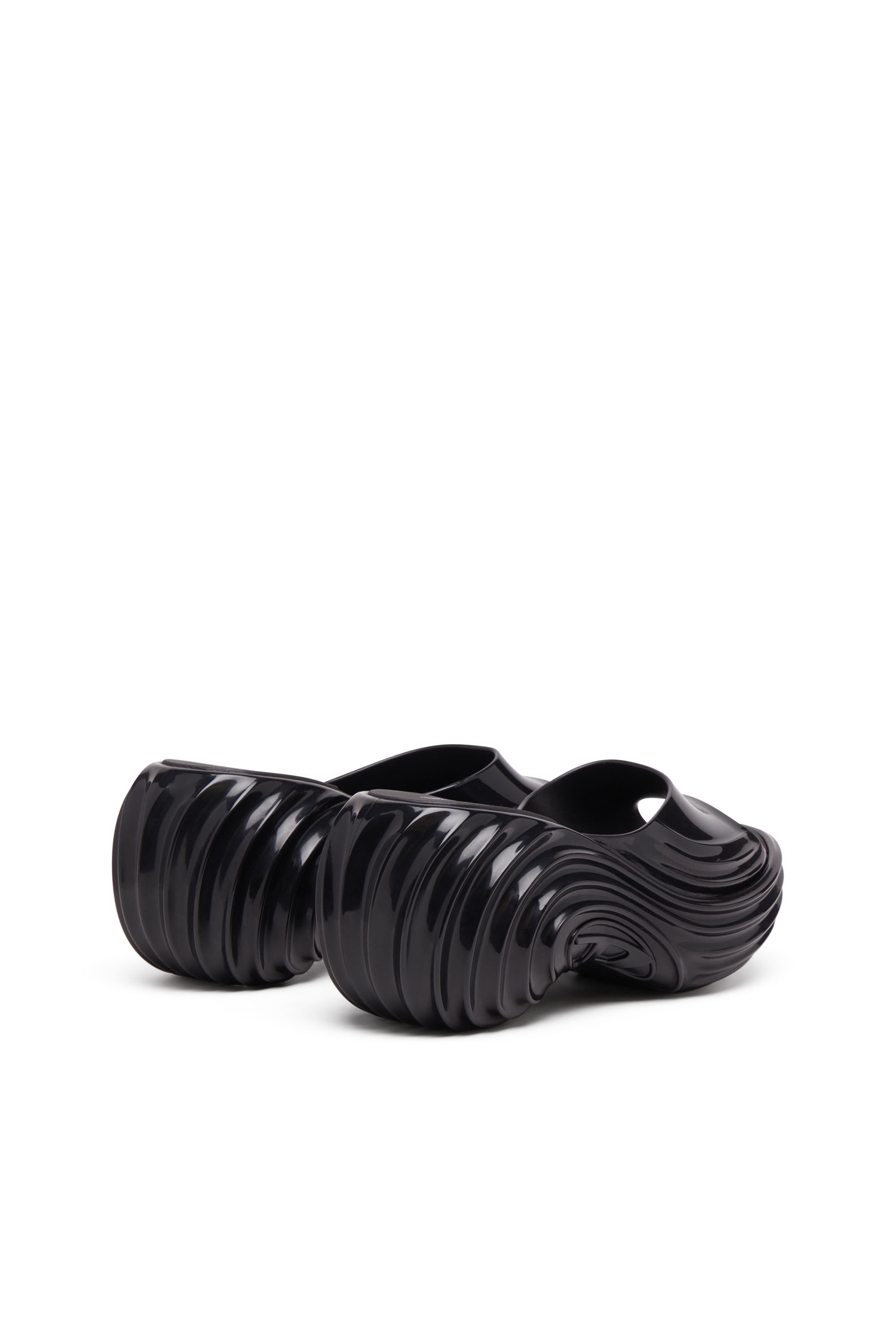 Diesel - MELISSA QUANTUM PLATFORM, Mule à plateforme en Melflex® Femme in Noir - 3
