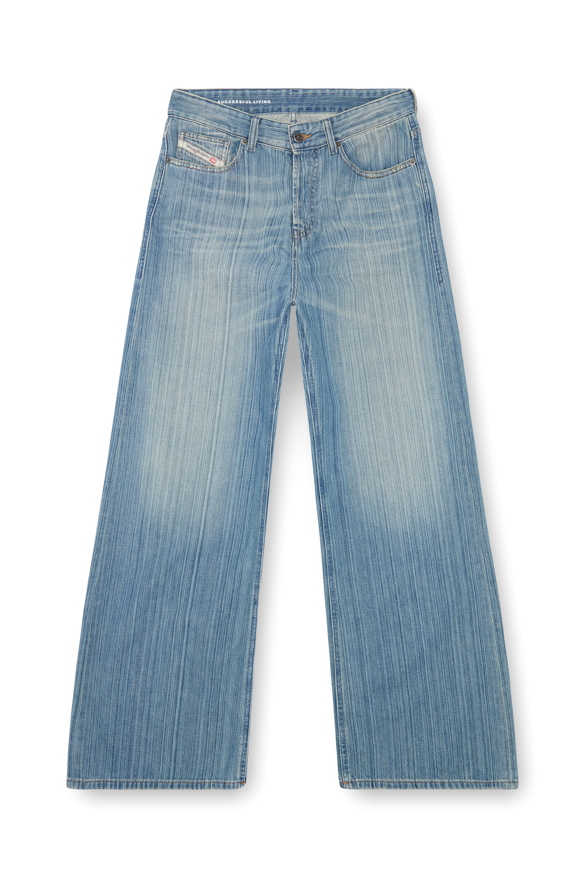 Diesel - Female's Relaxed Jeans 1996 D-Sire 09J87, Medium Blue - 2