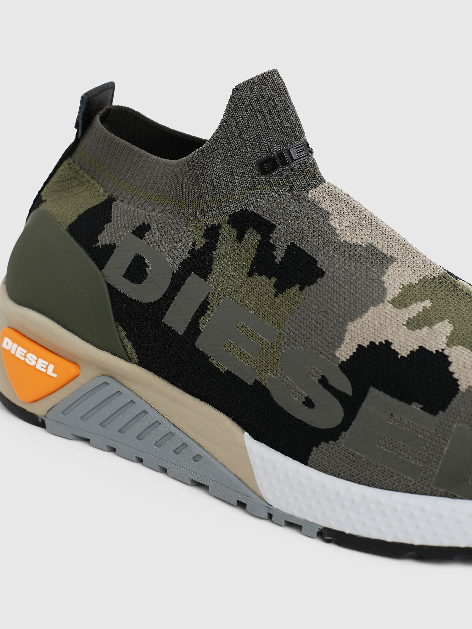 Diesel camouflage sneakers on sale