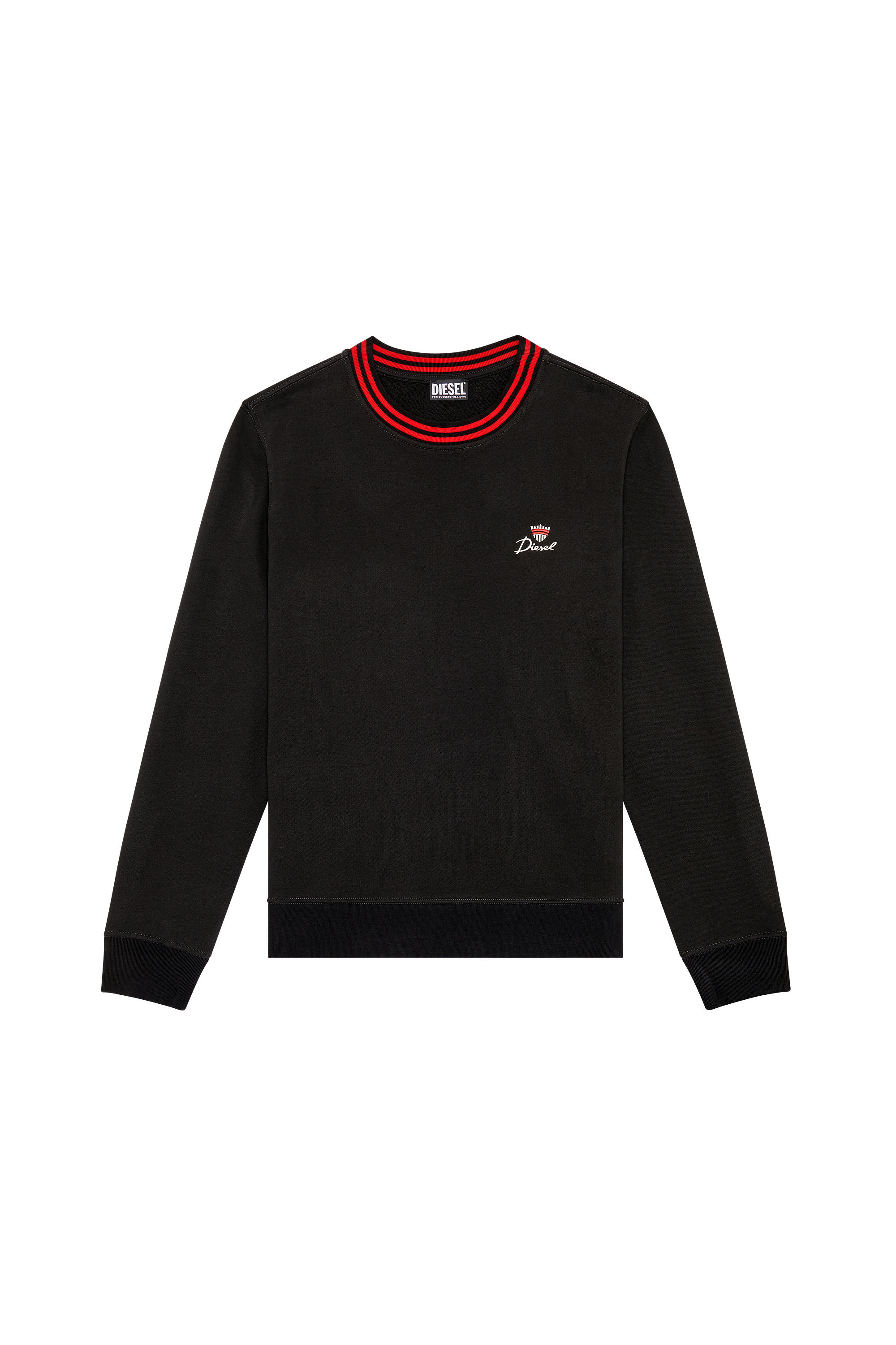 Diesel black sweatshirt hot sale