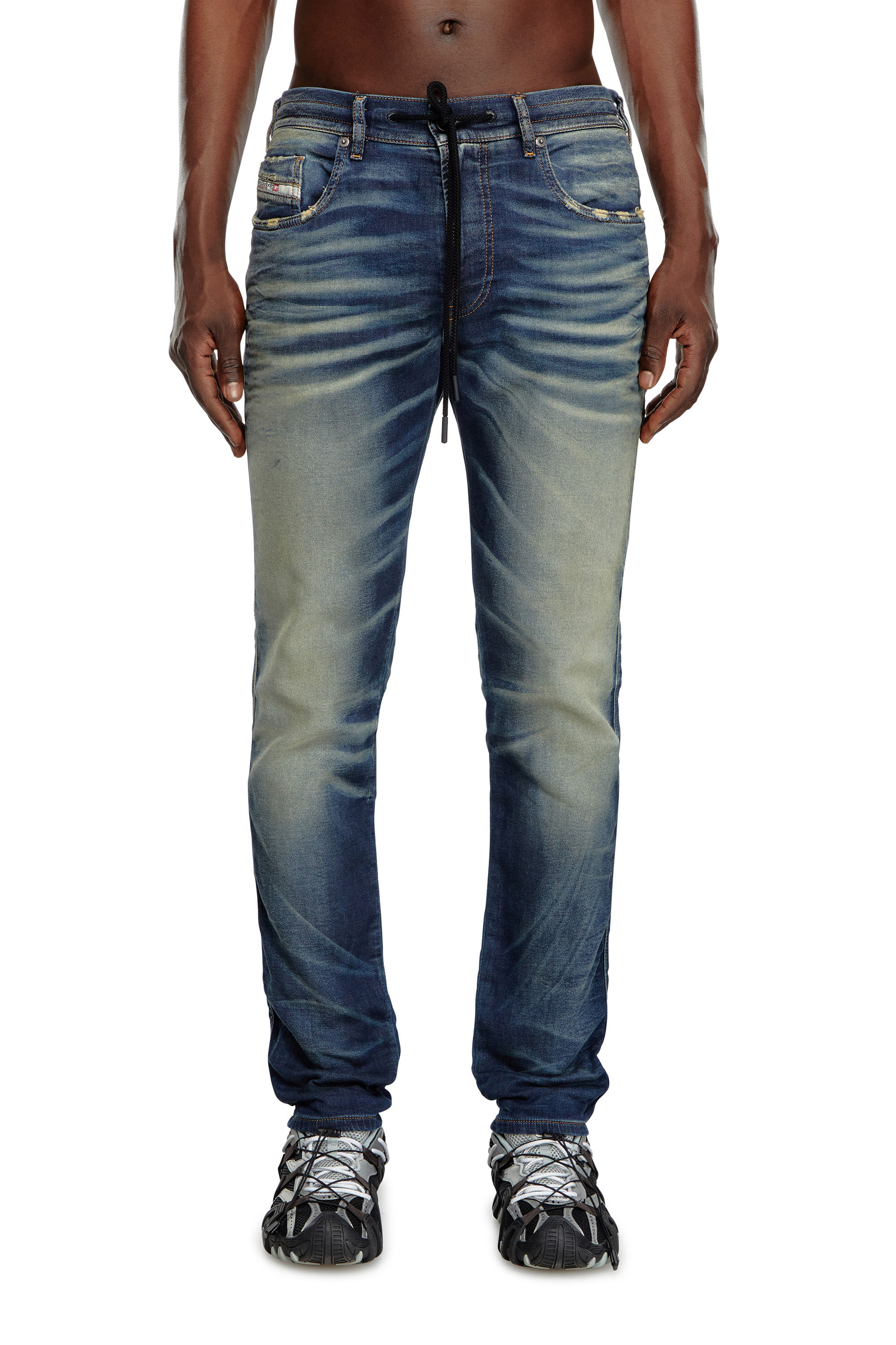 Diesel - Male Slim 2060 D-Strukt Joggjeans® 068MH, Dark Blue - Image 3