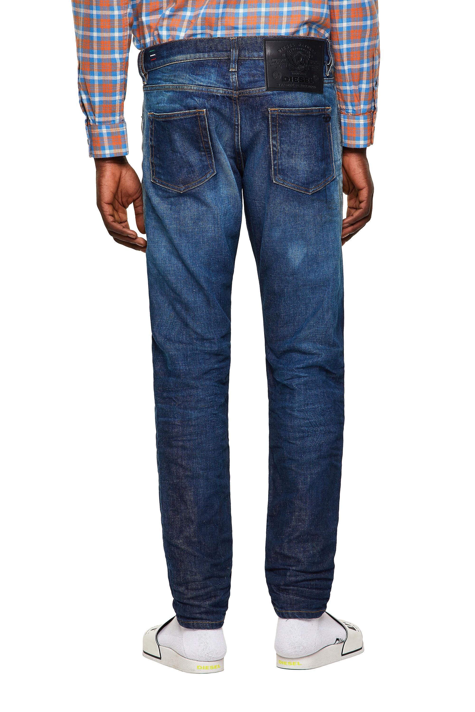 Diesel - 2019 D-STRUKT 09A13 Slim Jeans, Bleu moyen - Image 4