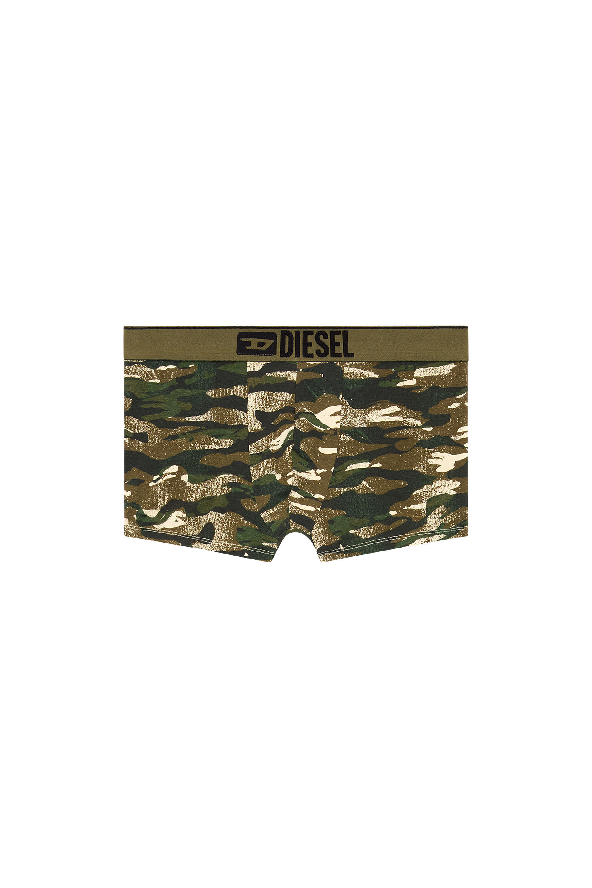 Diesel - UMBX-DAMIEN, Boxer à imprimé camouflage Homme in Vert - 4