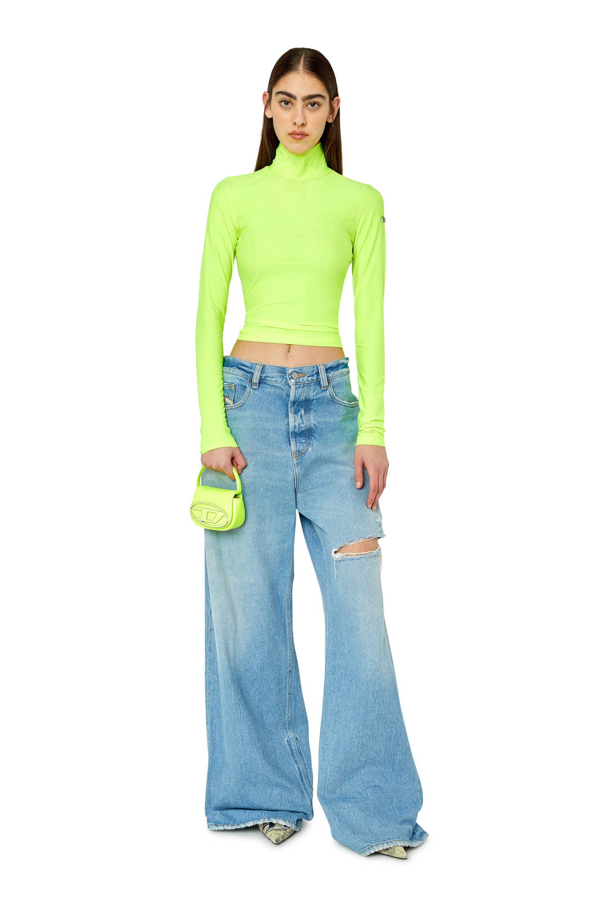Neon turtleneck zara sales