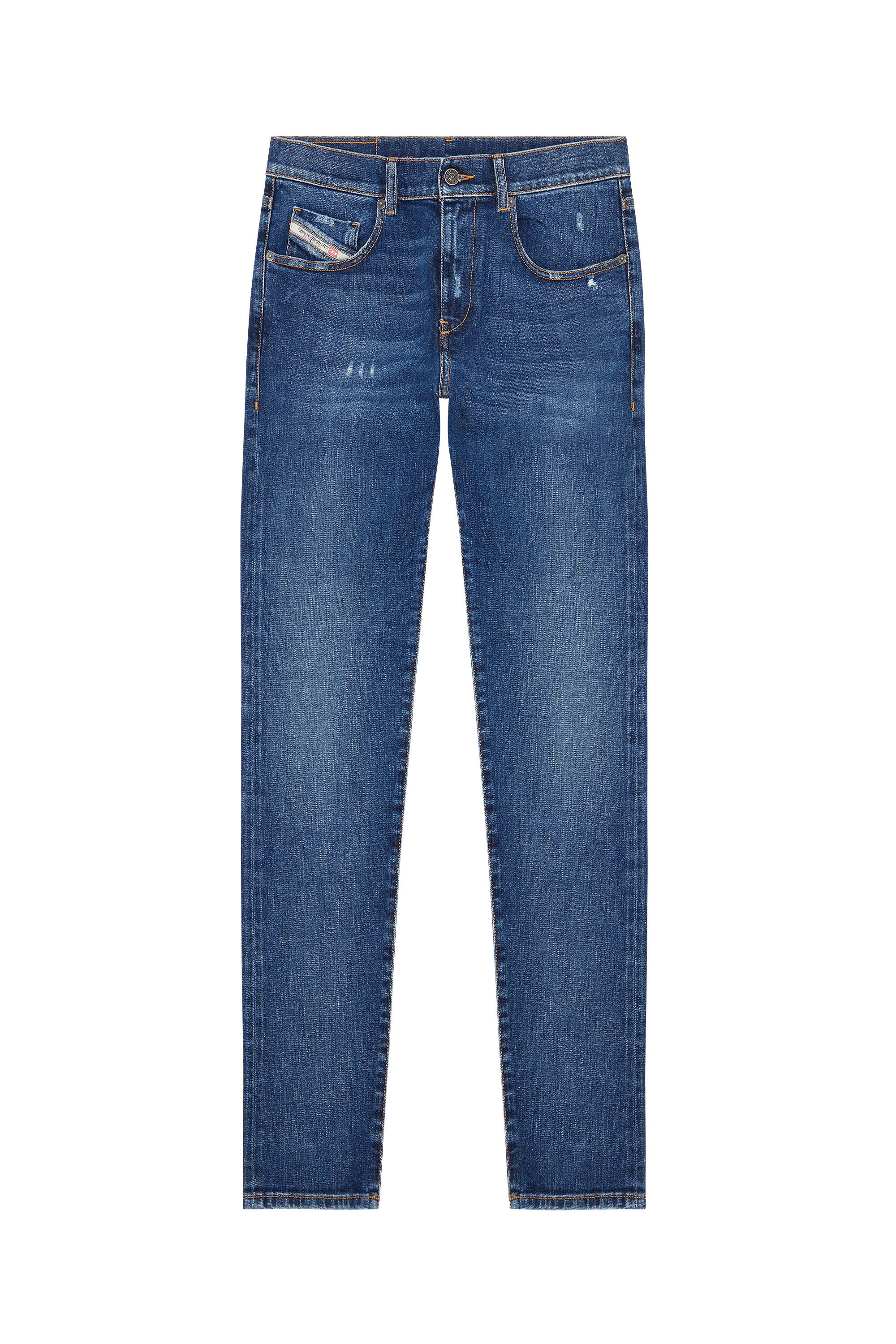 Diesel - 2019 D-STRUKT 09E45 Slim Jeans, Bleu moyen - Image 2