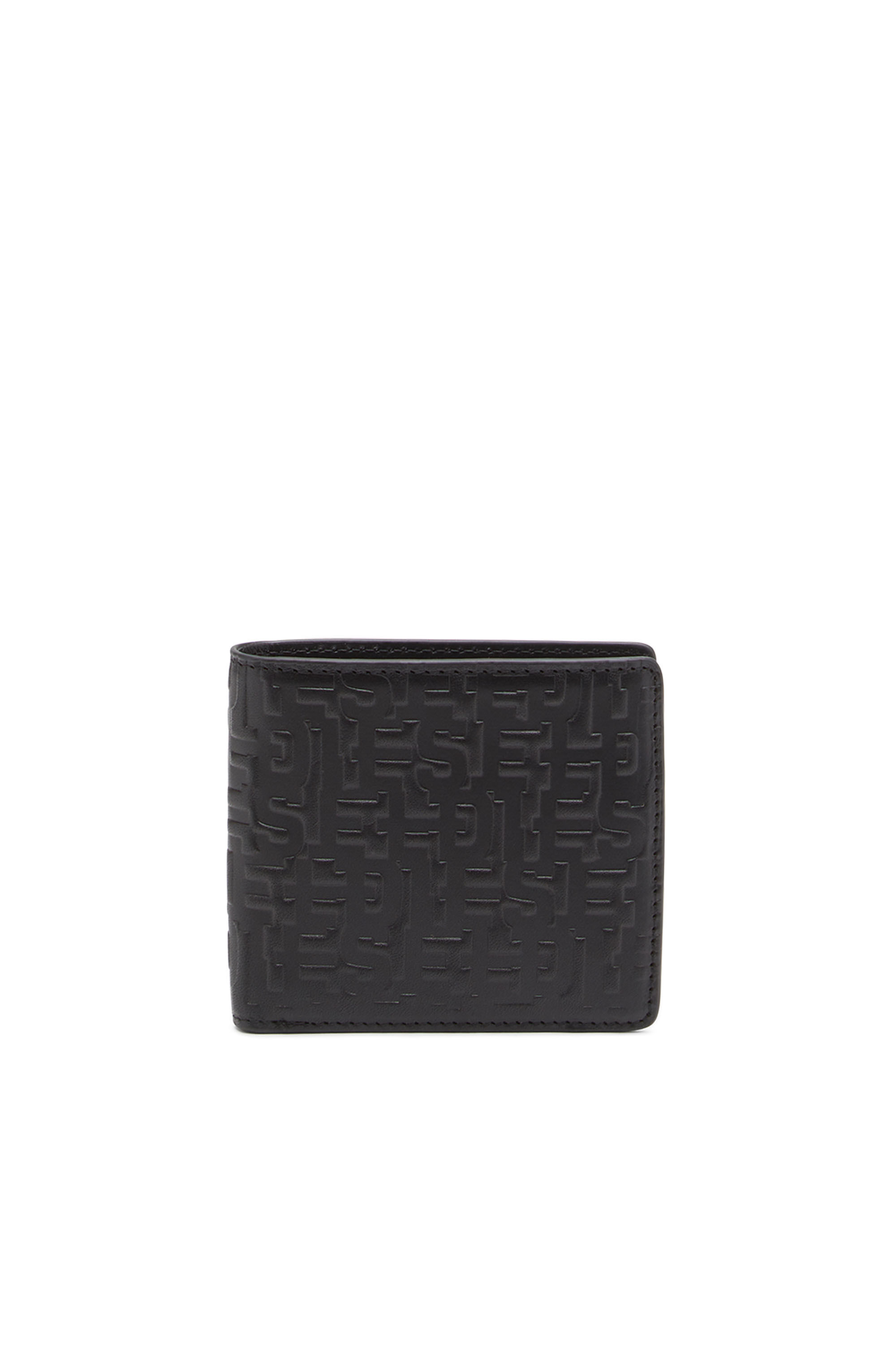 Men s Leather bi fold wallet with d grad logo HIRESH S.II Diesel