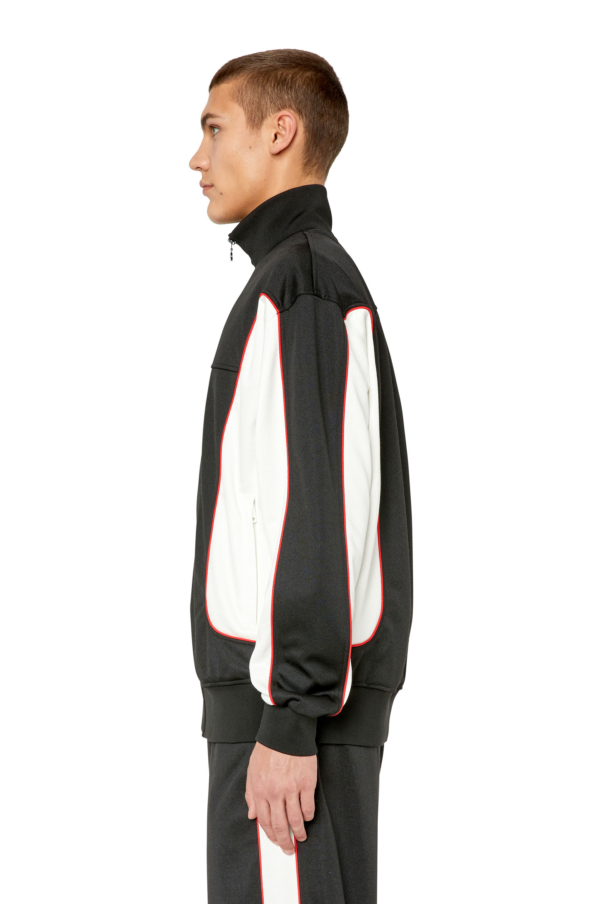 Veste de survetement avec cotes color block Homme Polychrome Diesel