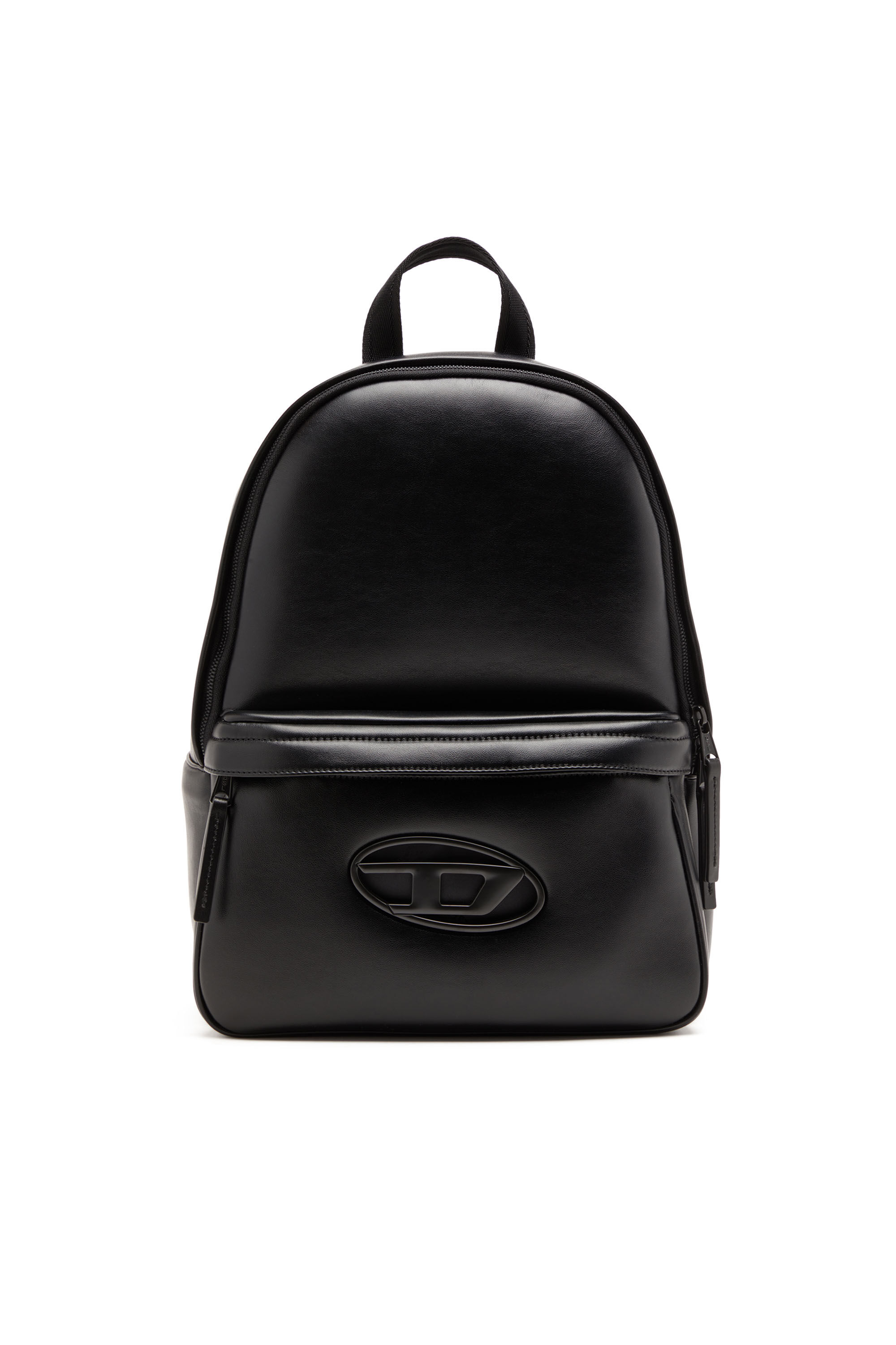 Men s Holi D Backpack in bonded neoprene Black Diesel