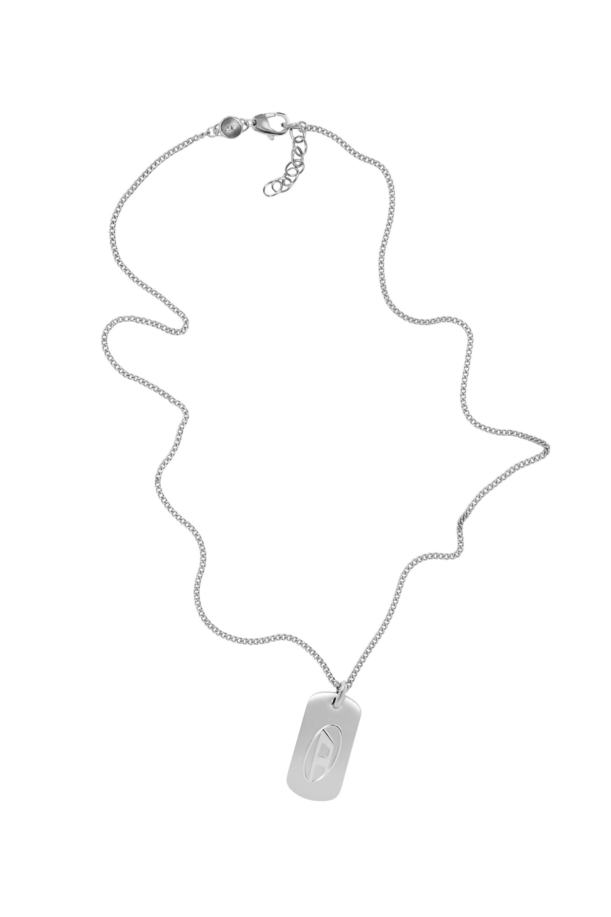 DX1352 Man: Stainless steel dog tag necklace | Diesel