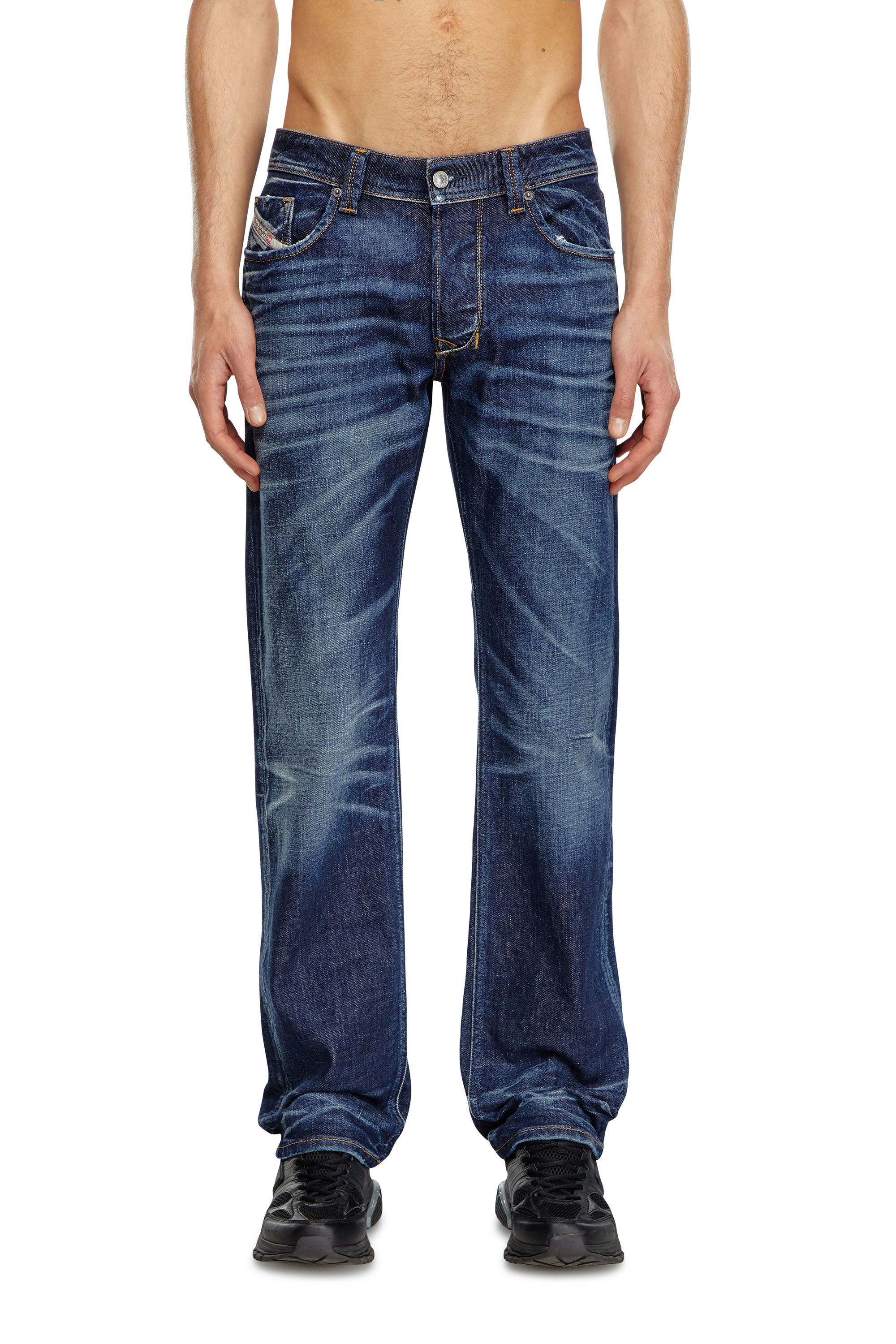 Diesel - Male Straight Jeans 1985 Larkee 09J90, Dark Blue - Image 3