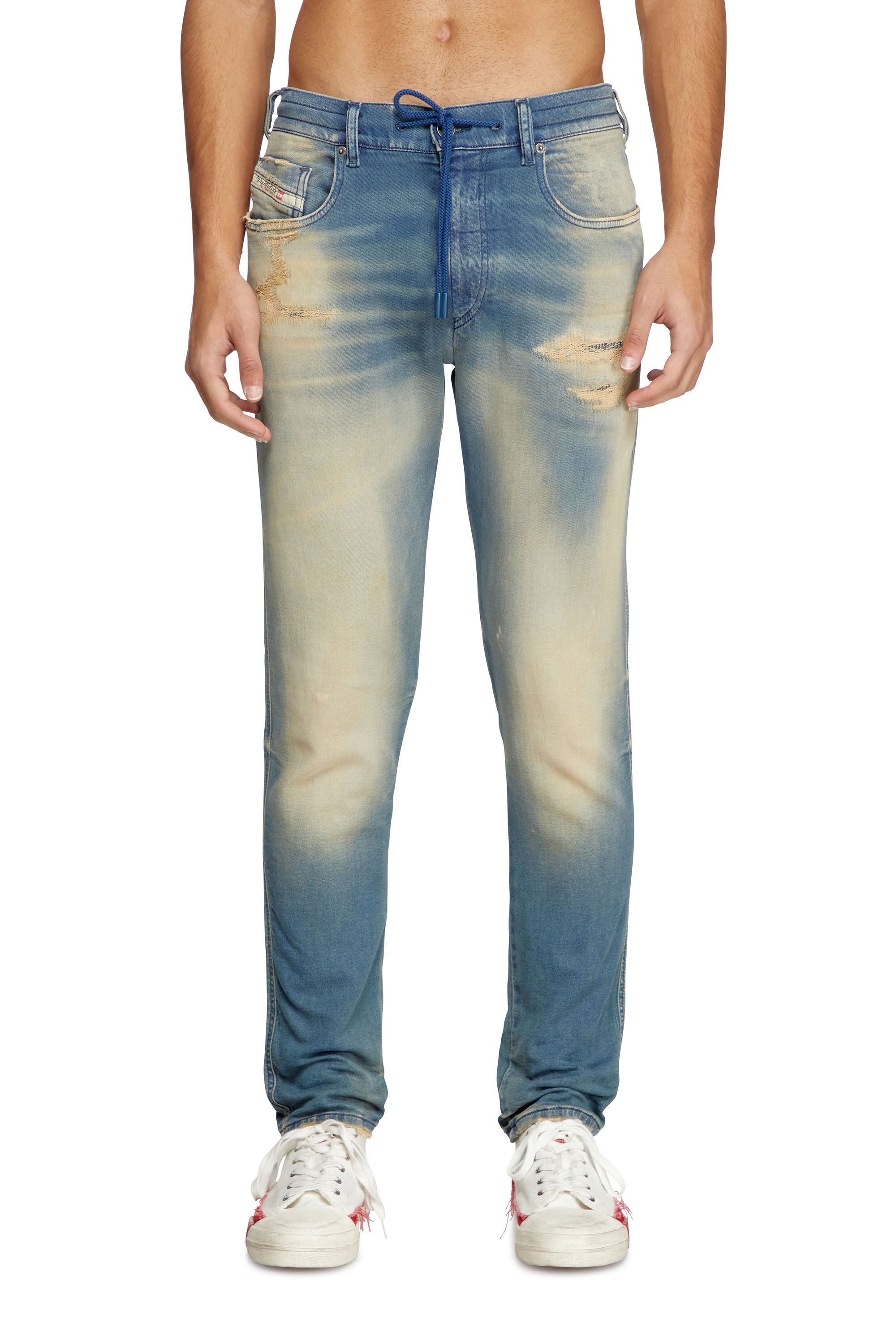 Diesel - Male's Slim 2060 D-Strukt Joggjeans® 068PP, Medium Blue - 3