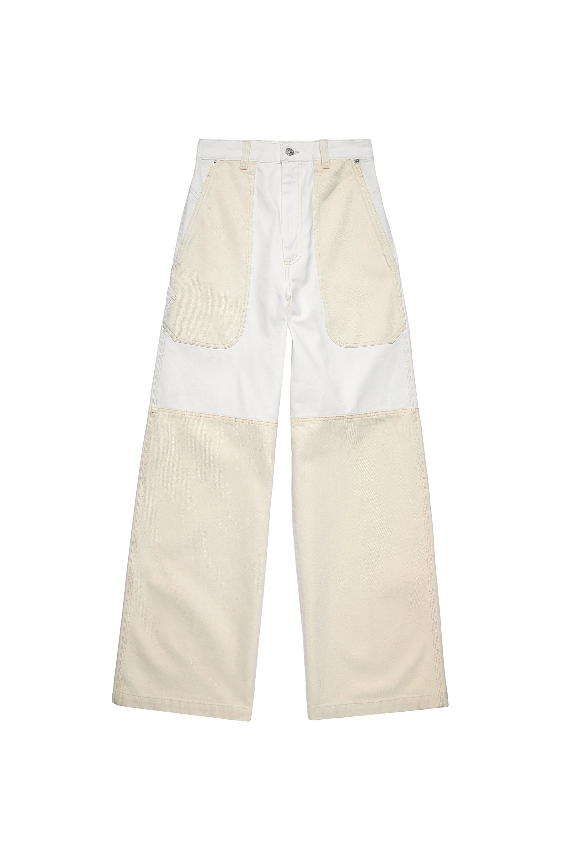 Diesel - D-Uoki 0BFAV Bootcut and Flare Jeans, White - Image 2