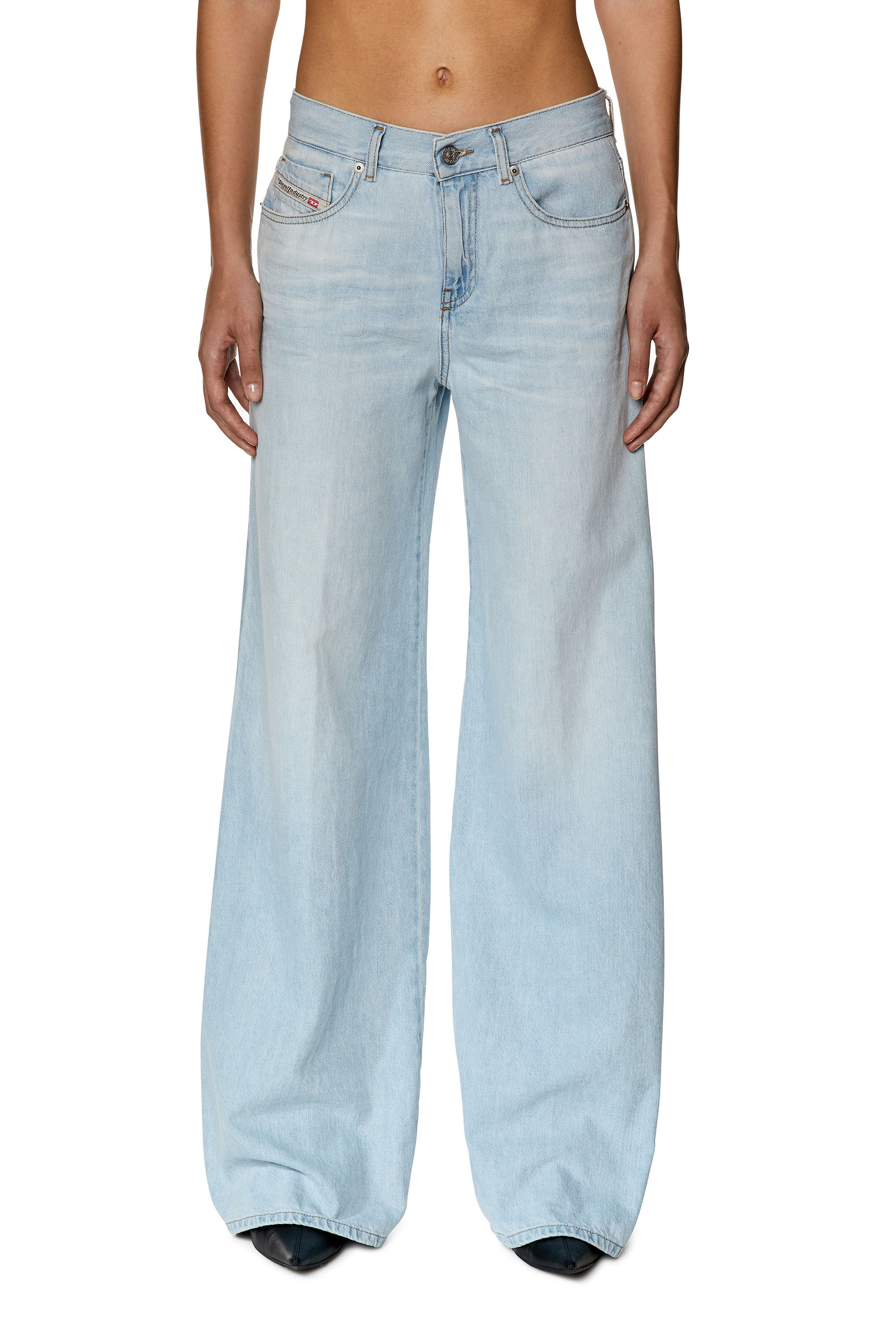 Diesel - Bootcut and Flare Jeans 1978 D-Akemi 068ES, Light Blue - Image 3