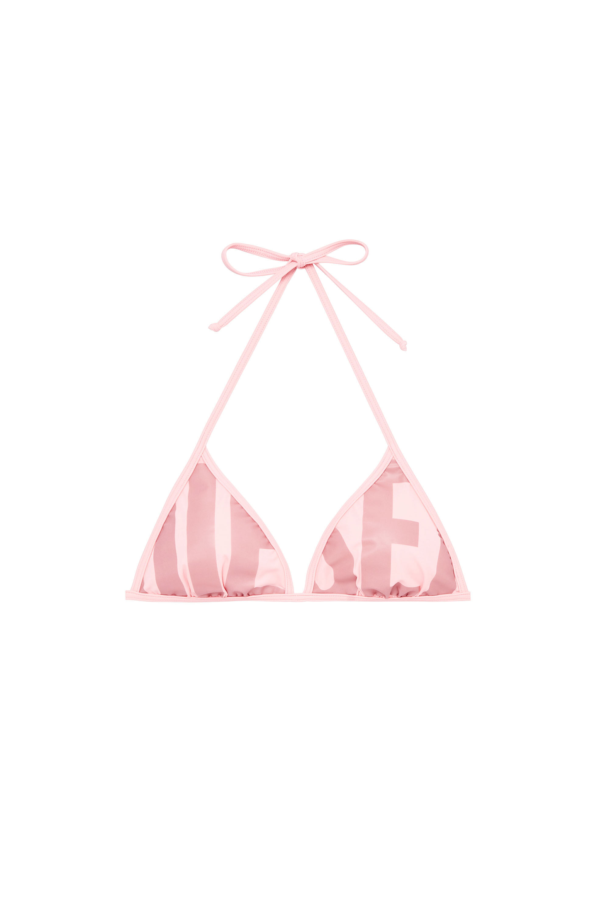 Diesel - BFB-SEES-A, Haut de bikini avec logo Diesel découpé Femme in Rose - 4
