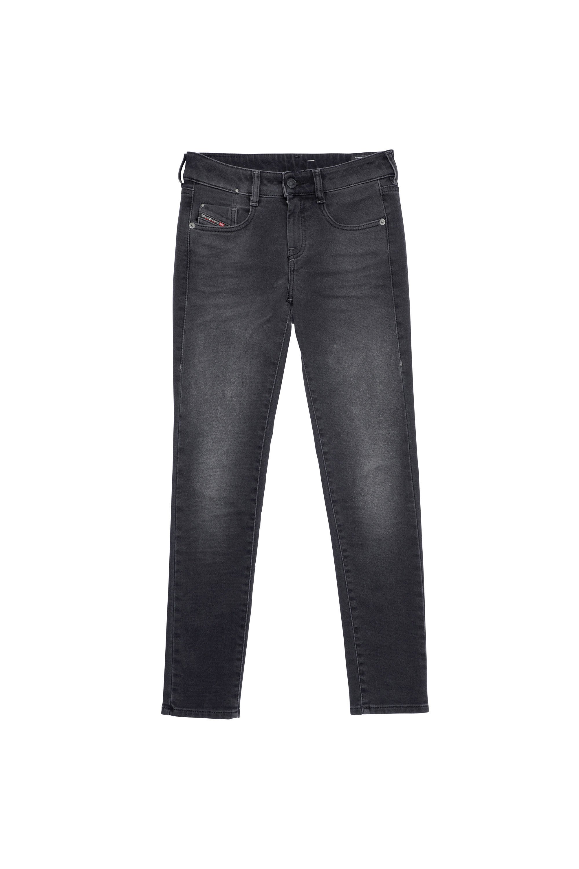 Diesel - D-Ollies JoggJeans® 09B22 Slim, Black/Dark Grey - Image 2