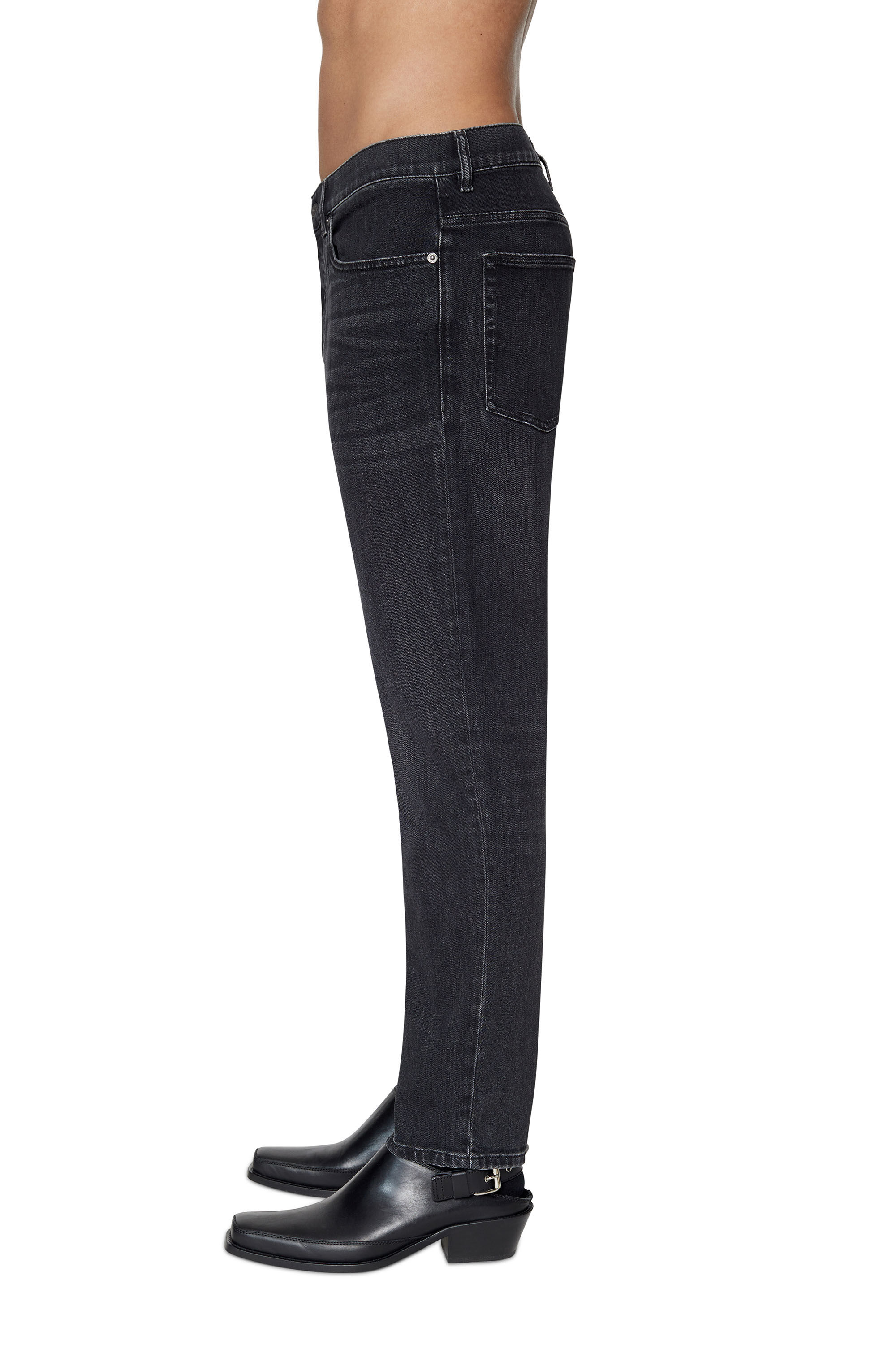 2005 D FINING Man Tapered Black Dark grey Jeans Diesel