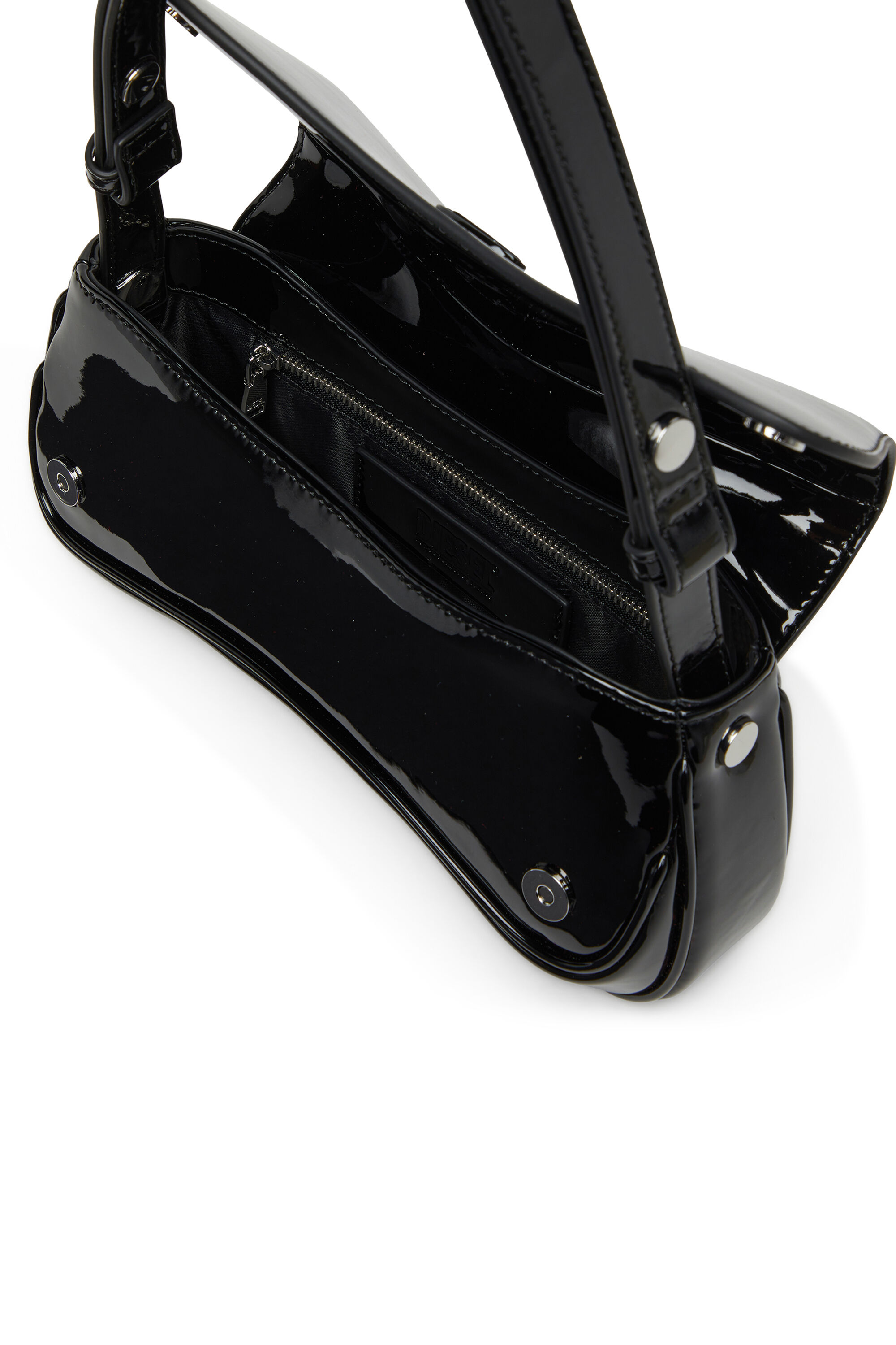 Diesel - PLAY CLUTCH, Play-Pochette en PU brillant Femme in Noir - 2