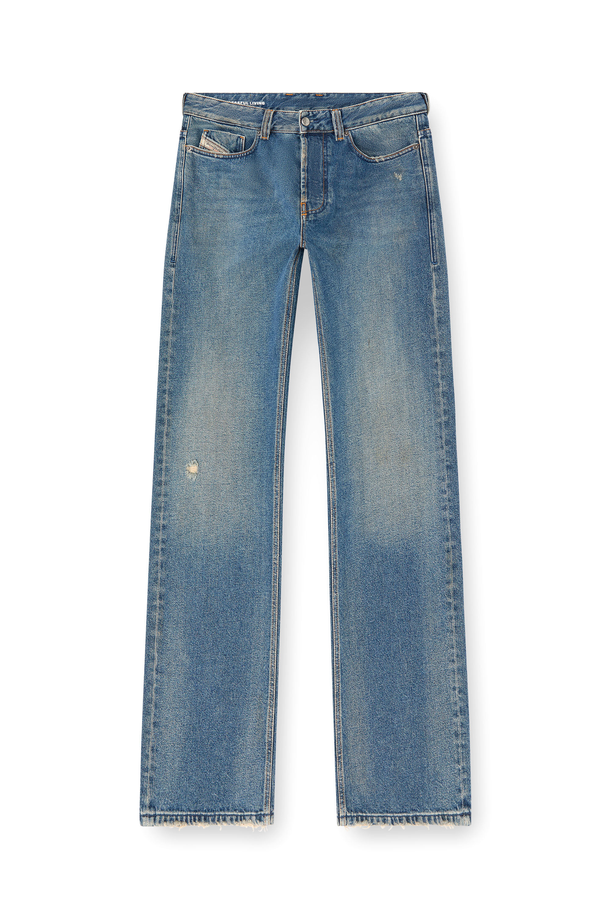 Diesel - Male's Relaxed Jeans 1980 D-Eeper 09J79, Medium Blue - 2