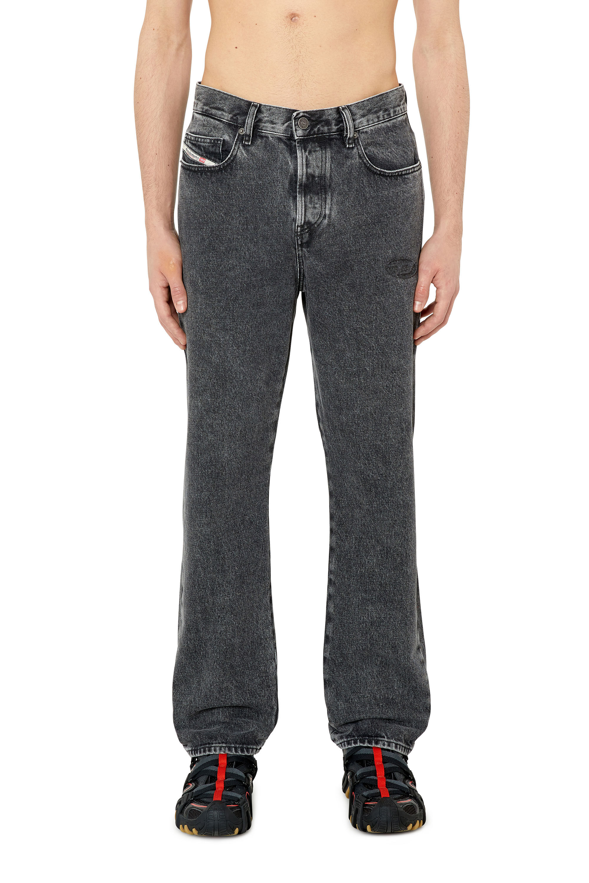 Diesel - Male's Straight Jeans 2020 D-Viker 007N4, Black/Dark Grey - 3