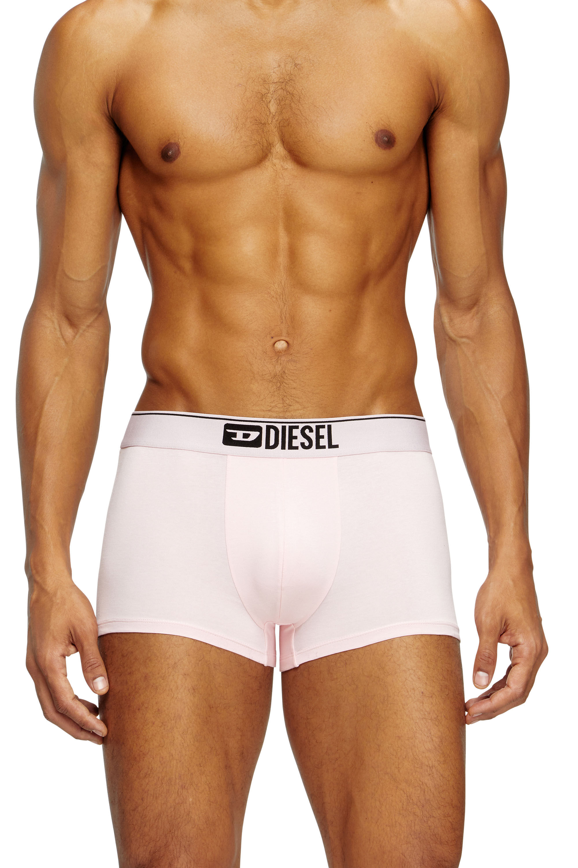 Diesel - DAMIEN-D-BOX-3PACK, Male's 3-pack boxer briefs in stretch cotton in Pink/Black - 1