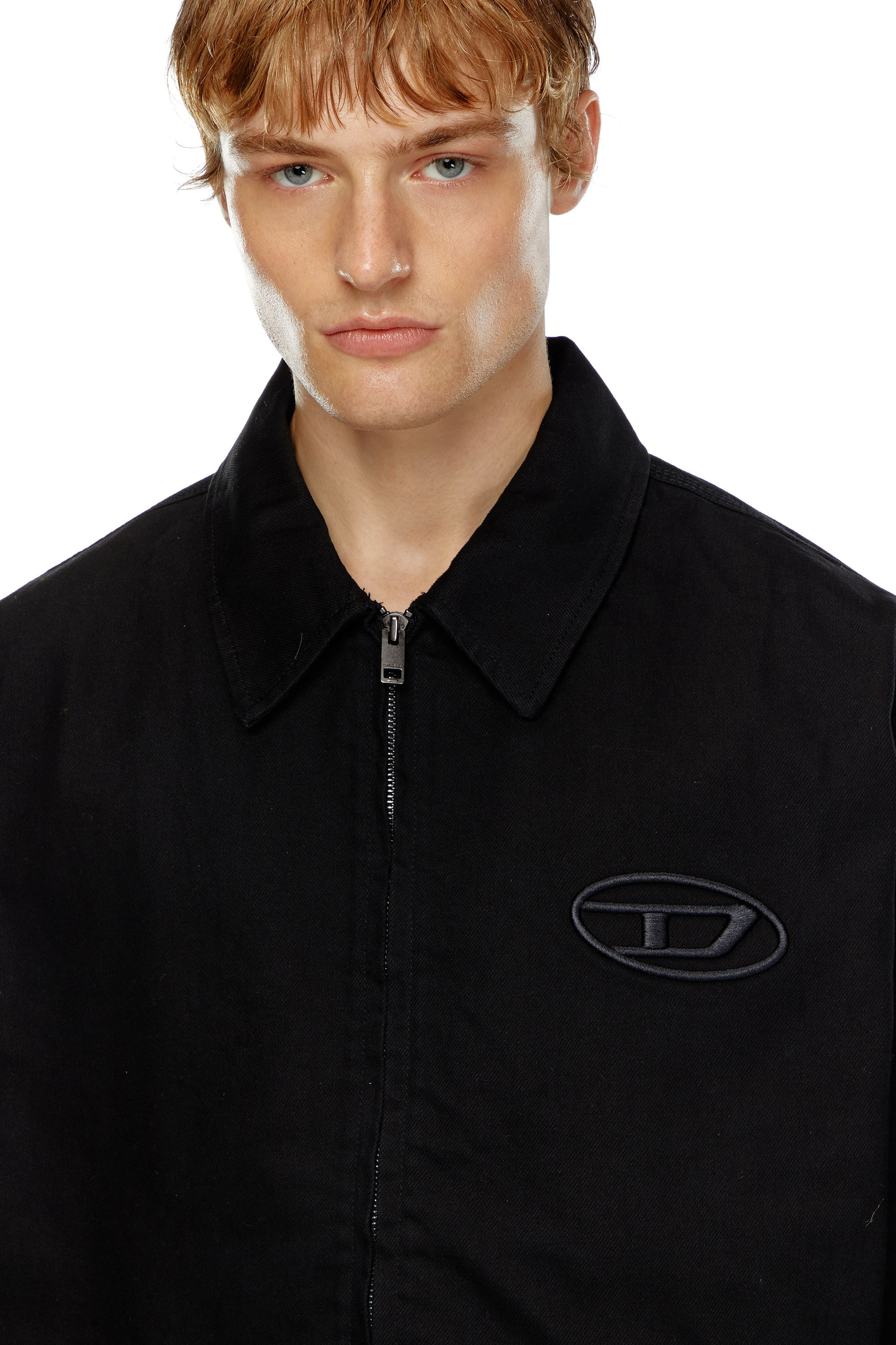 Bleached jean jacket mens clearance