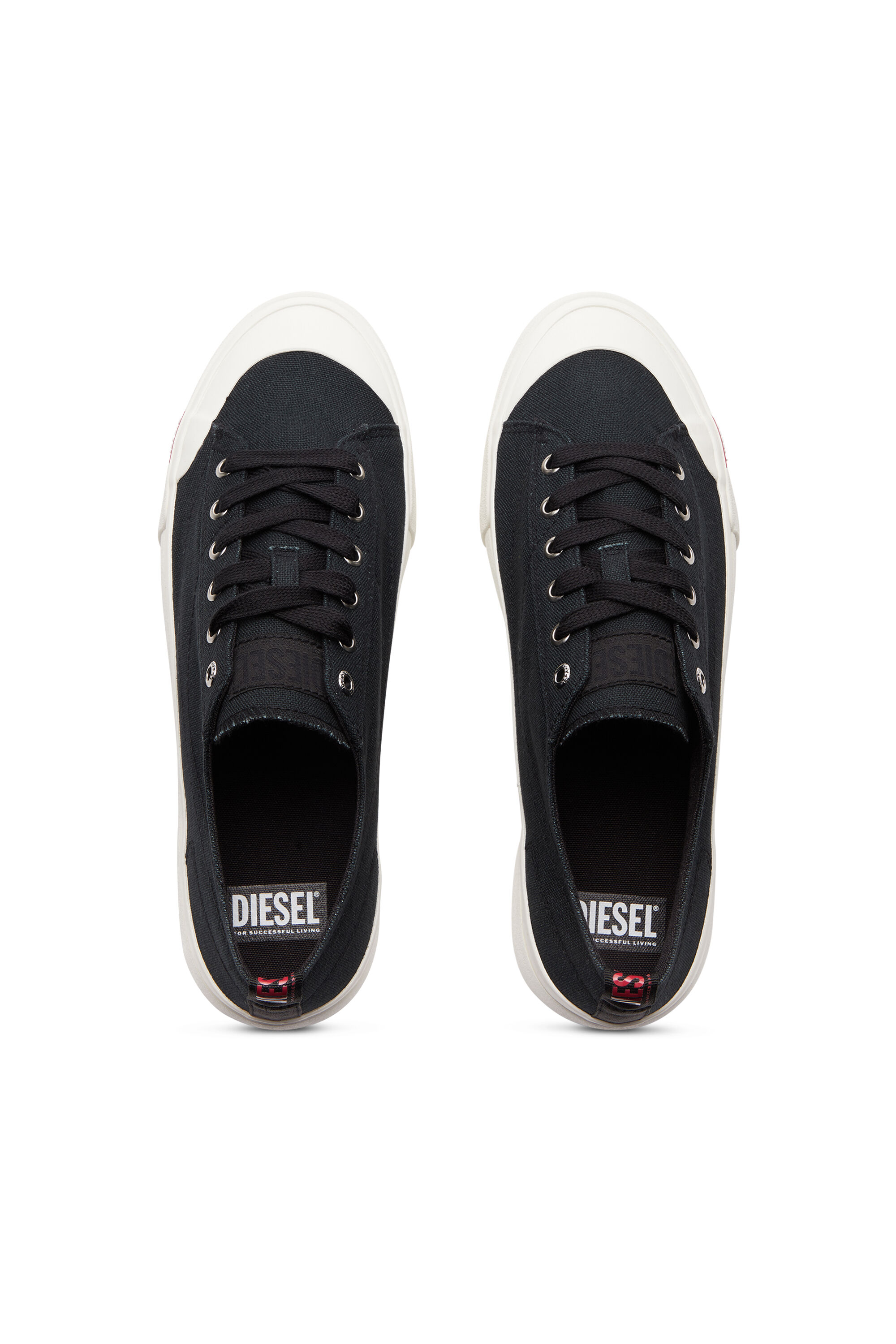 Diesel - S-ATHOS LOW, S-Athos Low-Sneakers en toile Homme in Noir - 4