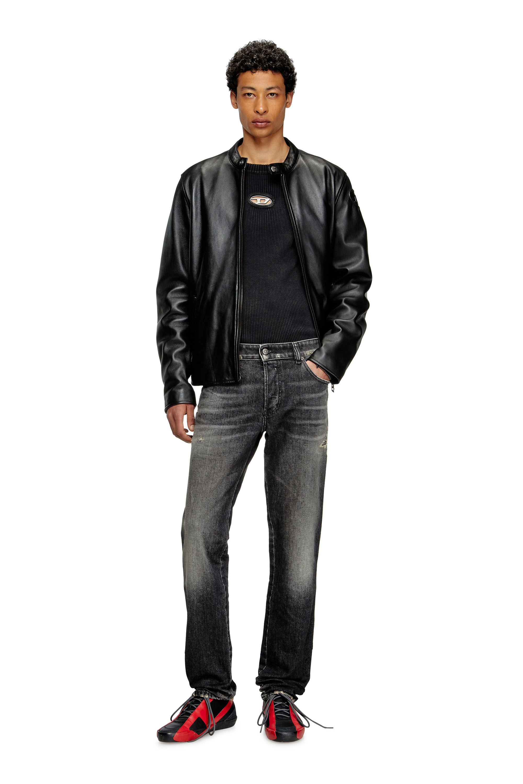 Diesel - Male's Slim Jeans 1993 D-Vyl 09M54, Black/Dark Grey - 1