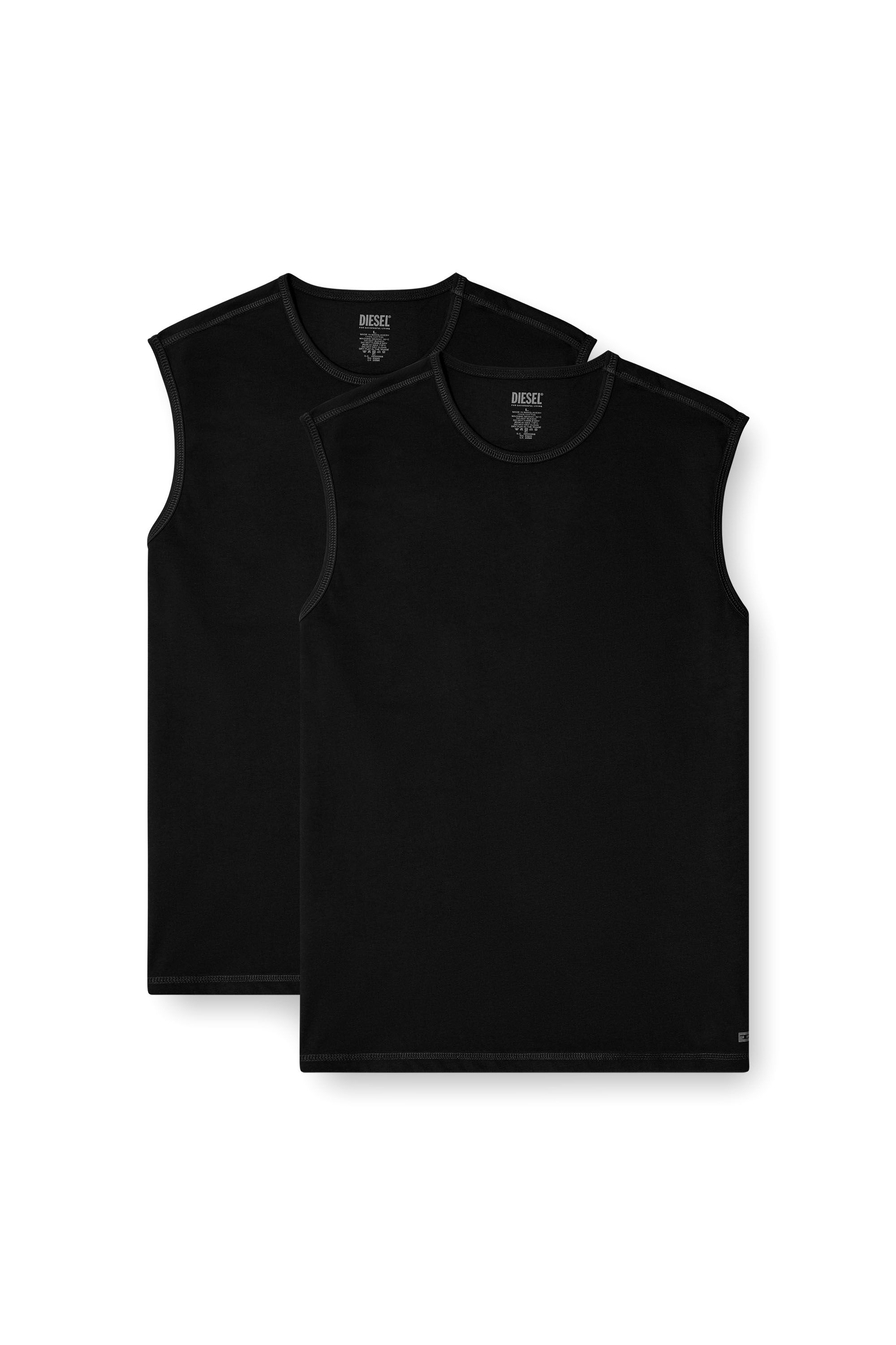 Diesel - TOM-UTLT-2PACK, Lot de 2 débardeurs Homme in Noir - 2