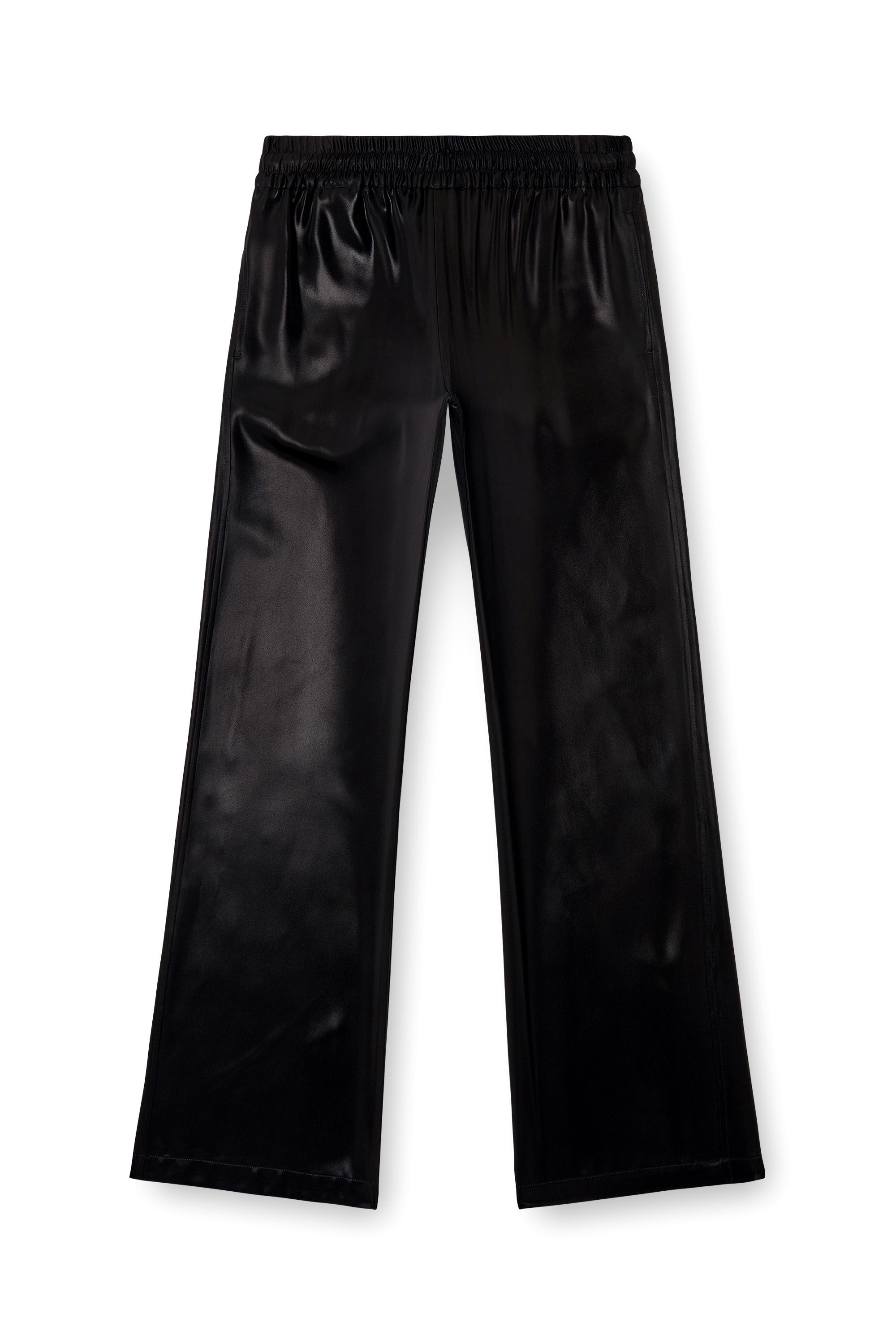 Diesel - P-DREYER-C-WN-Q1, Female's Satin track pants in Black - 2