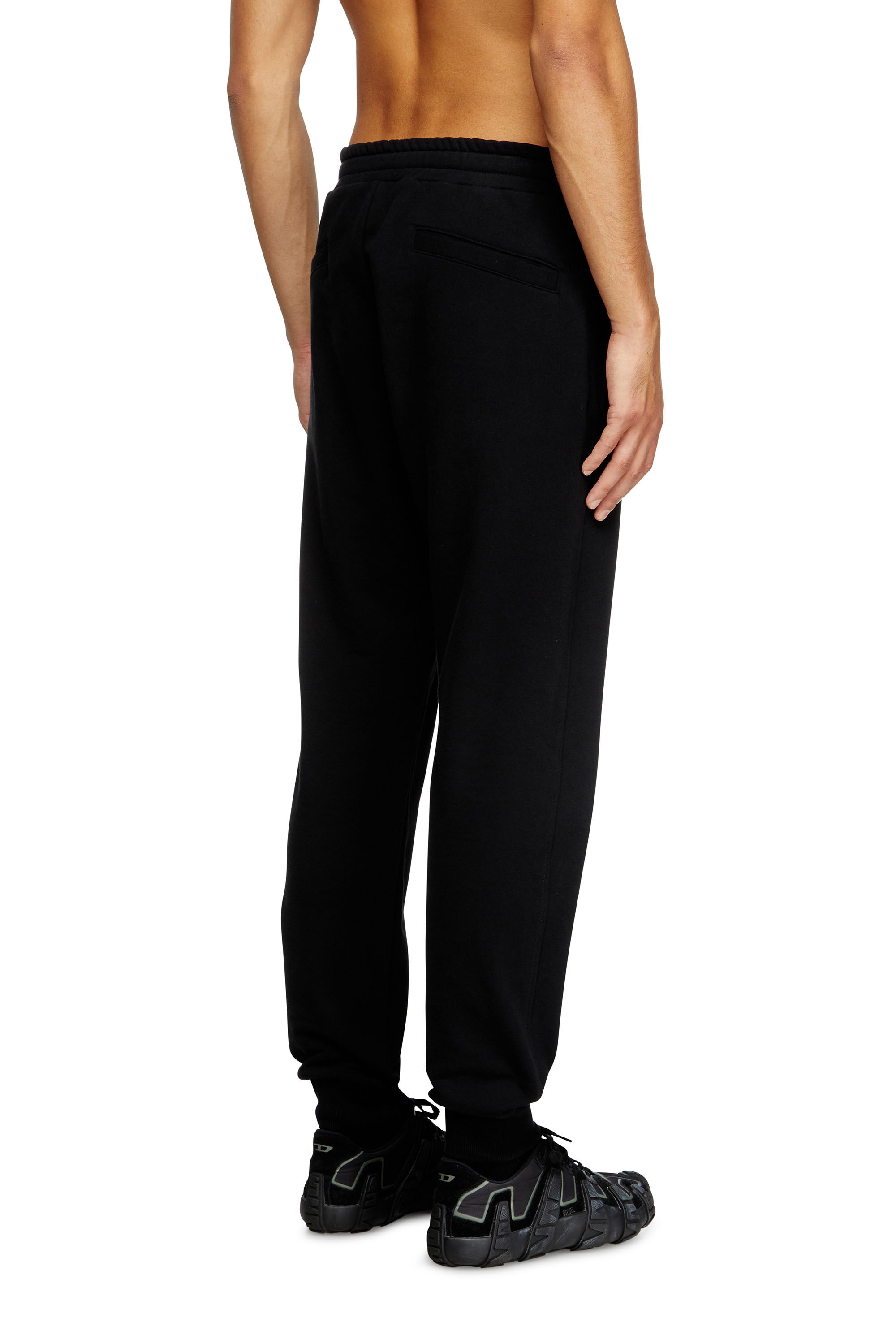 Diesel - P-TARY-DIV, Male's Sweatpants with logo embroidery in Black - 5